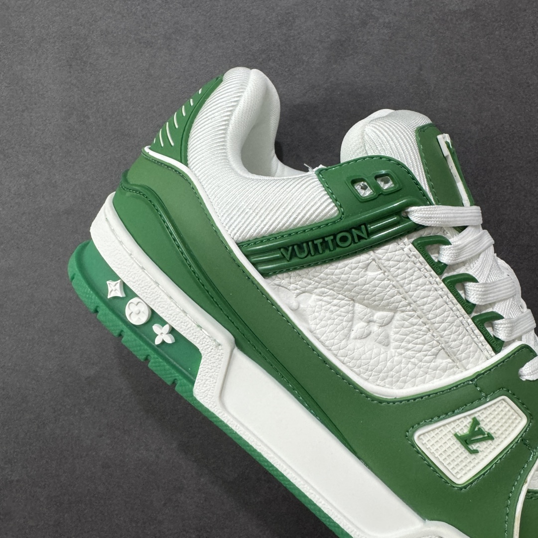 图片[6]-【头层礼盒版】Louis Vuitton LV Trainer 路易威登 驴牌 L家 情侣款 休闲 运动鞋 滑板鞋 广东大厂出品 头层皮料 高版本 极具性价比 做工版型到位 高清洁度 不偷工减料 非常推荐 尺码：35-45-选品中心