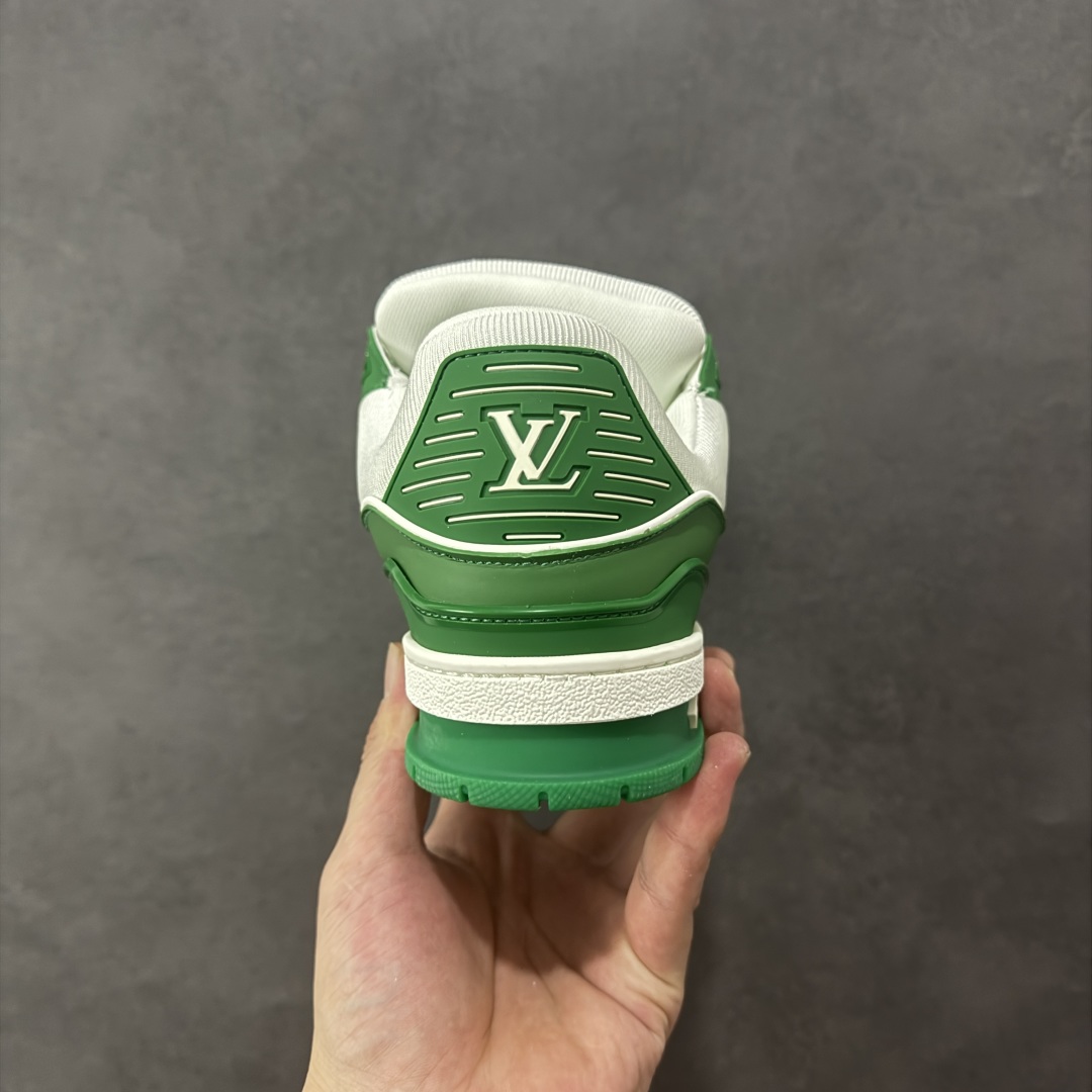 图片[4]-【头层礼盒版】Louis Vuitton LV Trainer 路易威登 驴牌 L家 情侣款 休闲 运动鞋 滑板鞋 广东大厂出品 头层皮料 高版本 极具性价比 做工版型到位 高清洁度 不偷工减料 非常推荐 尺码：35-45-选品中心