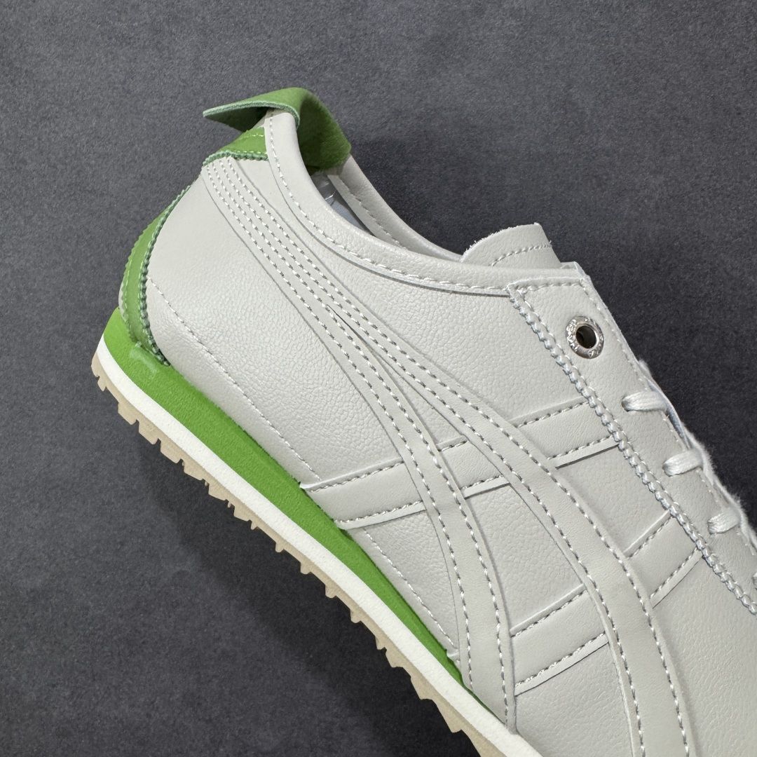 图片[6]-【公司级】Asics 鬼冢虎 Mexico 66 SD款 牛皮革 白绿色 印尼厂Oem原单材料 实拍上架 其余全部客供材料 淘宝B级代购店铺内供💯 四联官方吊牌 乳胶组合鞋垫、羊皮纸质中底 不用宰手买专柜 这里满足你👊🏼 尺码：36-45-选品中心