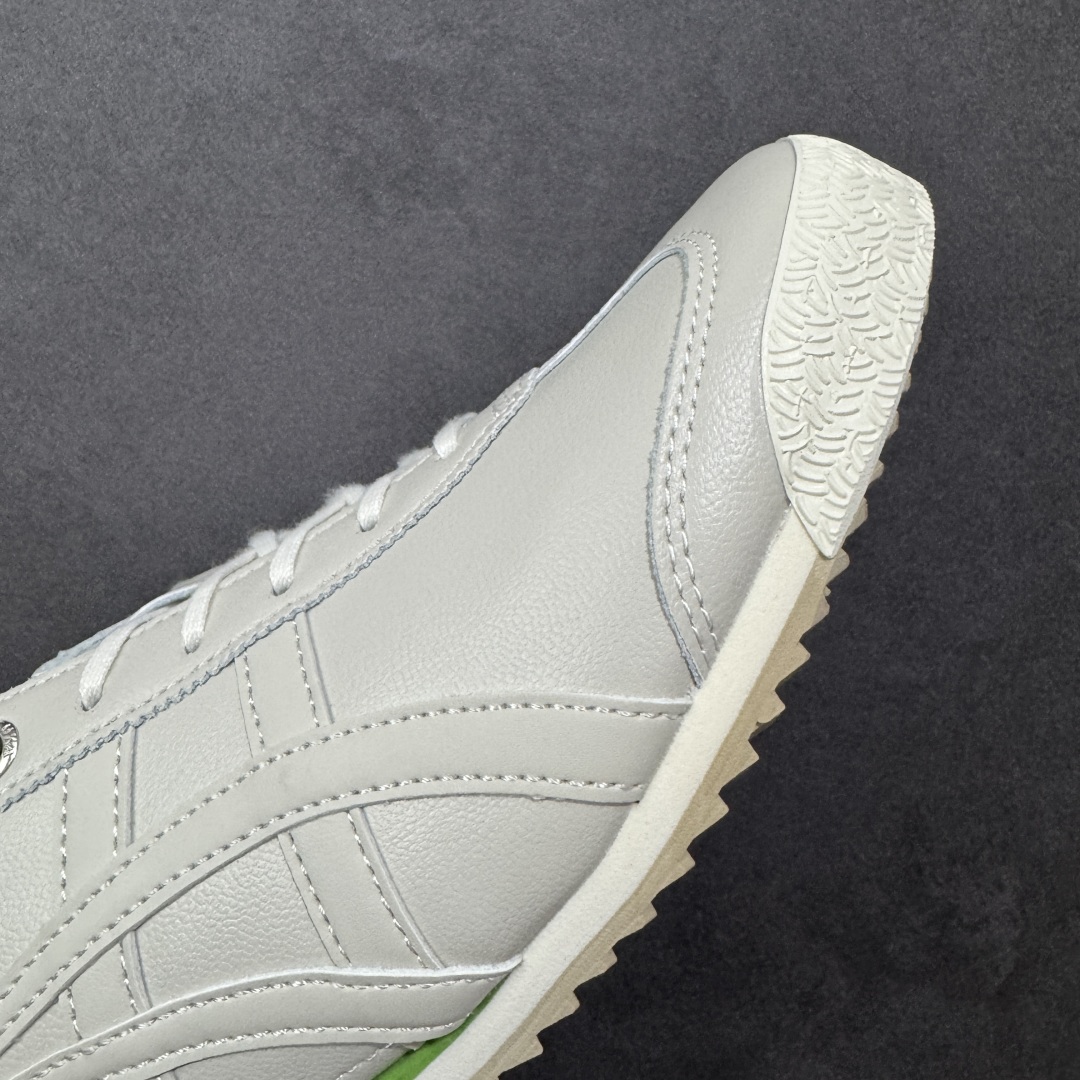 图片[5]-【公司级】Asics 鬼冢虎 Mexico 66 SD款 牛皮革 白绿色 印尼厂Oem原单材料 实拍上架 其余全部客供材料 淘宝B级代购店铺内供💯 四联官方吊牌 乳胶组合鞋垫、羊皮纸质中底 不用宰手买专柜 这里满足你👊🏼 尺码：36-45-选品中心