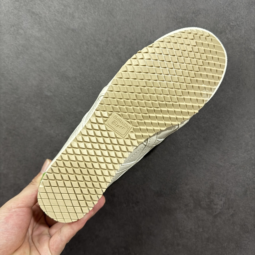 图片[9]-【公司级】Asics 鬼冢虎 Mexico 66 SD款 牛皮革 白绿色 印尼厂Oem原单材料 实拍上架 其余全部客供材料 淘宝B级代购店铺内供💯 四联官方吊牌 乳胶组合鞋垫、羊皮纸质中底 不用宰手买专柜 这里满足你👊🏼 尺码：36-45-选品中心