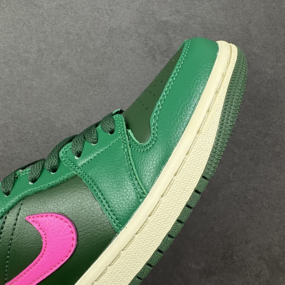 图片[5]-【K版纯原】Air Jordan AJ1 Low 低帮 绿红 DC0774-300 全新流水线出品 市场第二梯队最强版 全部原鞋开发 原楦原纸板开发 全鞋电脑针车 原厂内置全掌气垫 原盒内在原标 唯一Zp原版鞋带绑法 免检产品 全新2022版型 全头层皮料 完美零毛边处理 原厂配置全掌气垫 价格定位良心 新配色陆续出货 尺码：36-46-选品中心