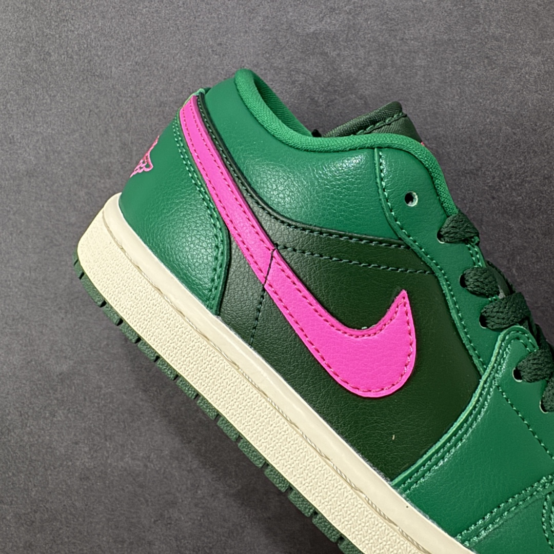 图片[6]-【K版纯原】Air Jordan AJ1 Low 低帮 绿红 DC0774-300 全新流水线出品 市场第二梯队最强版 全部原鞋开发 原楦原纸板开发 全鞋电脑针车 原厂内置全掌气垫 原盒内在原标 唯一Zp原版鞋带绑法 免检产品 全新2022版型 全头层皮料 完美零毛边处理 原厂配置全掌气垫 价格定位良心 新配色陆续出货 尺码：36-46-选品中心