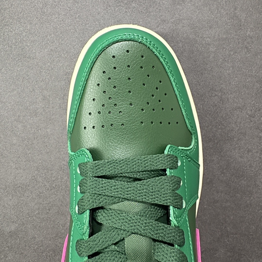 图片[8]-【K版纯原】Air Jordan AJ1 Low 低帮 绿红 DC0774-300 全新流水线出品 市场第二梯队最强版 全部原鞋开发 原楦原纸板开发 全鞋电脑针车 原厂内置全掌气垫 原盒内在原标 唯一Zp原版鞋带绑法 免检产品 全新2022版型 全头层皮料 完美零毛边处理 原厂配置全掌气垫 价格定位良心 新配色陆续出货 尺码：36-46-选品中心