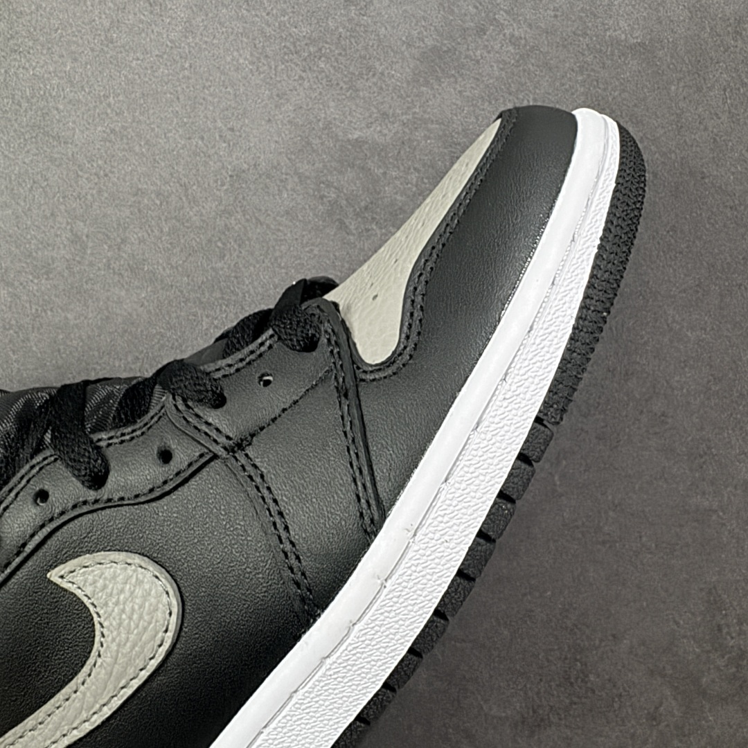 图片[5]-【公司级头层版】Air Jordan AJ1 高帮 影子灰 575441-013 采用正确头层皮组合荔枝纹头层皮革鞋面材质 中底注胶孔及缜密中底拉帮工艺 内置气垫及耐磨橡胶大底 尺码：36-47-选品中心