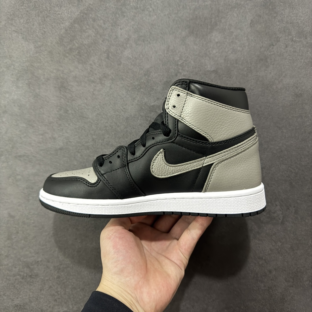 图片[2]-【公司级头层版】Air Jordan AJ1 高帮 影子灰 575441-013 采用正确头层皮组合荔枝纹头层皮革鞋面材质 中底注胶孔及缜密中底拉帮工艺 内置气垫及耐磨橡胶大底 尺码：36-47-选品中心