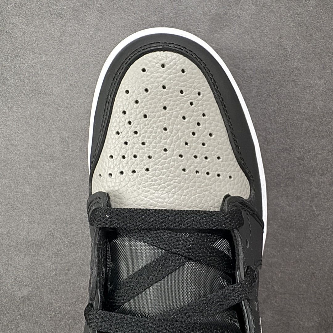 图片[8]-【公司级头层版】Air Jordan AJ1 高帮 影子灰 575441-013 采用正确头层皮组合荔枝纹头层皮革鞋面材质 中底注胶孔及缜密中底拉帮工艺 内置气垫及耐磨橡胶大底 尺码：36-47-选品中心