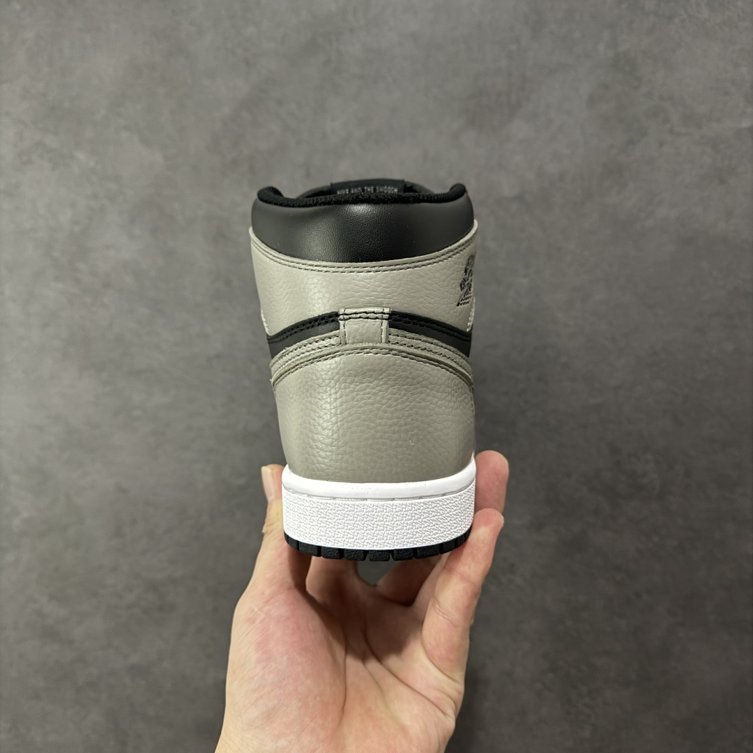 图片[4]-【公司级头层版】Air Jordan AJ1 高帮 影子灰 575441-013 采用正确头层皮组合荔枝纹头层皮革鞋面材质 中底注胶孔及缜密中底拉帮工艺 内置气垫及耐磨橡胶大底 尺码：36-47-选品中心