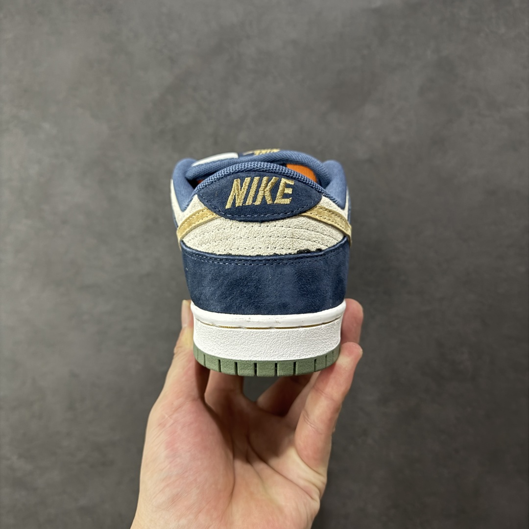 图片[4]-【公司级】NK SB Dunk Low 深蓝棕 HF3063-002 原盒原配 正确耐磨橡胶大底 超高清洁度 全鞋零毛边皮料切割 全套原楦原模倾力打造完美版型 尺码：36 36.5 37.5 38 38.5 39 40 40.5 41 42 42.5 43 44 44.5 45 46-选品中心