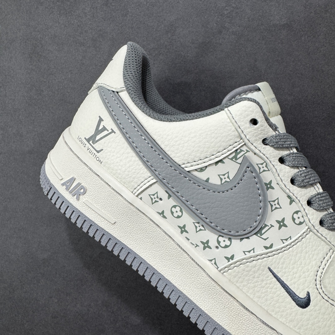 图片[6]-【定制版】Nike Air Force 1\’07 Low LV联名 印花米灰勾 空军一号低帮休闲板鞋  #原楦头原纸板 原装鞋盒 定制五金配件 内置全掌气垫 原厂鞋底 货号：HH7518-079  尺码：36 36.5 37.5 38 38.5 39 40 40.5 41 42 42.5 43 44 44.5 45-选品中心