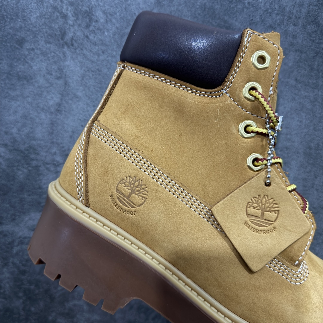 图片[7]-【莞产纯原】添柏岚 Timberland 踢不烂/经典款黄色高帮 厚底矮子乐 女款 型号10361 莞产代购统一渠道发货订单 某物一致品质 无需强调华丽文案 只需简单介绍用料 原单正品工艺解析 进口防水磨砂牛皮 紫光Logo防伪标识 精准电脑车线 四线并齐工艺 一万次横折动态防水 一体成型注塑工艺（⚠️区别冷粘一体成型版本）橡胶防滑大底耐造耐磨 全真牛皮领口/内里/鞋垫 配备抗疲劳减震蜂窝鞋垫 舒适性极高 平常生活实用性极高 经典简单易搭配 刮风下雨打雷防电防水抗寒保温必备 尺码： 35 36 37 37.5 38 38.5 39 39.5 40 正品官网一致尺码不偏码-选品中心