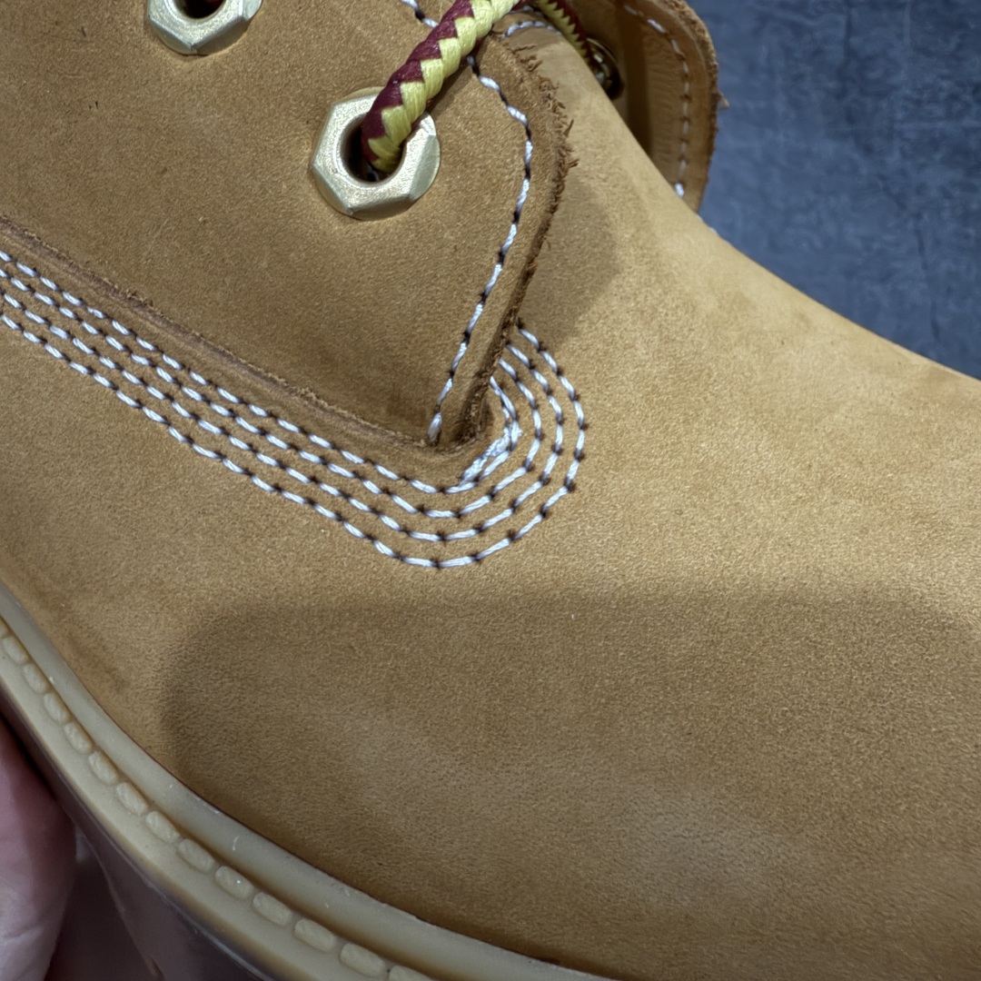 图片[4]-【莞产纯原】添柏岚 Timberland 踢不烂/经典款黄色高帮 厚底矮子乐 女款 型号10361 莞产代购统一渠道发货订单 某物一致品质 无需强调华丽文案 只需简单介绍用料 原单正品工艺解析 进口防水磨砂牛皮 紫光Logo防伪标识 精准电脑车线 四线并齐工艺 一万次横折动态防水 一体成型注塑工艺（⚠️区别冷粘一体成型版本）橡胶防滑大底耐造耐磨 全真牛皮领口/内里/鞋垫 配备抗疲劳减震蜂窝鞋垫 舒适性极高 平常生活实用性极高 经典简单易搭配 刮风下雨打雷防电防水抗寒保温必备 尺码： 35 36 37 37.5 38 38.5 39 39.5 40 正品官网一致尺码不偏码-选品中心