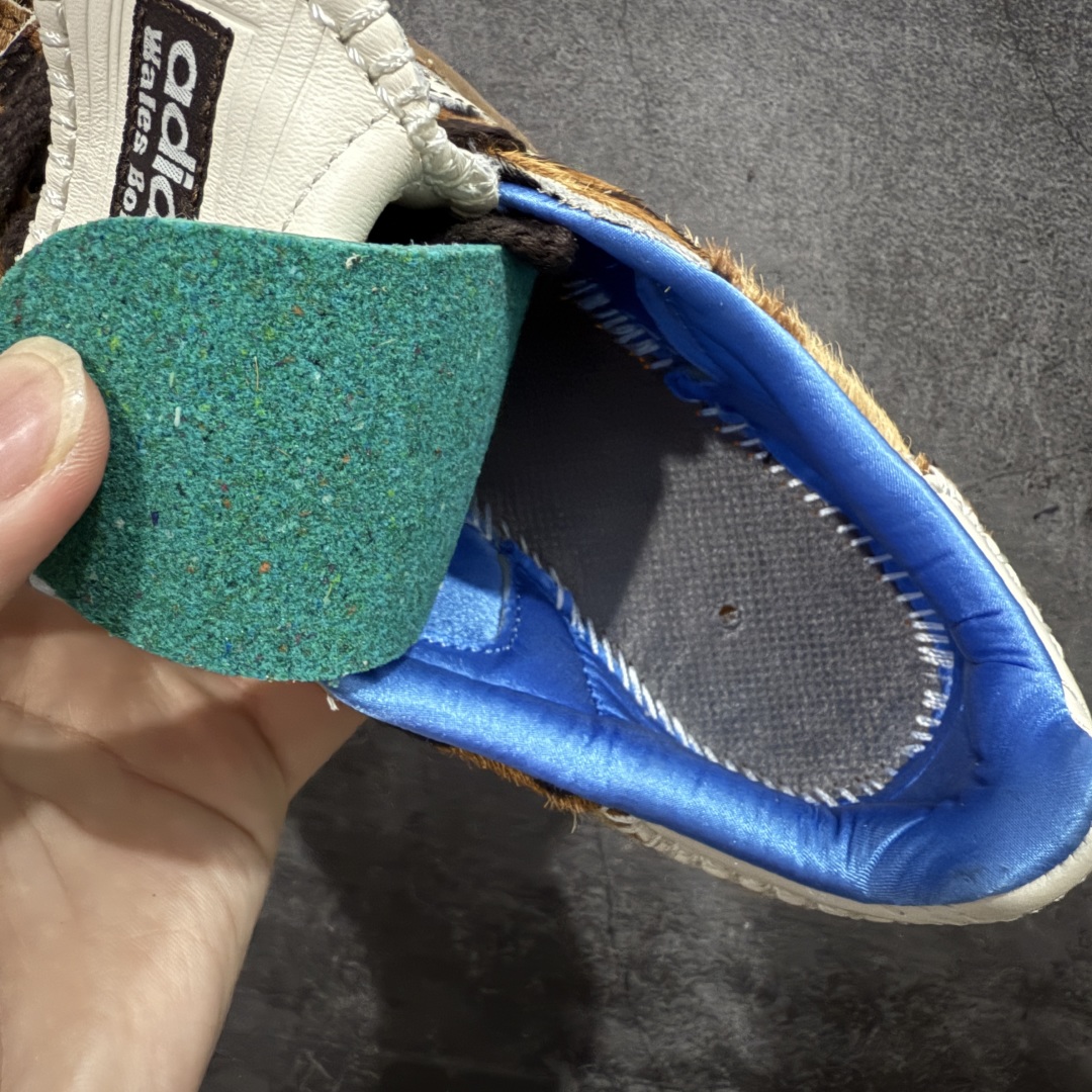 图片[9]-【纳帕软皮版】Wales Bonner x AD 阿迪 Samba 桑巴联名款 低帮休闲板鞋 豹纹 IE0578 市售顶级品质 全新工厂出品 材质细节用料感人 全鞋使用纳帕软皮 成本比市场通货高很多 任何细节 版型都值得反复推敲对比 你会发现这个版本是真的好版本💪🏻 高端零售平台 外贸混卖专供品质 真正1比1还原 私模大底 正确大小孔 配件齐全 原厂马毛材料 鞋面大底无色差 鞋舌为头层材料定型完美不上翘 鞋头黑色皮料为头层软皮料 区别市场二层皮 独家开模大底 非市面公底 仅供5%高端客户 尺码：36 36.5 37.5 38 38.5 39 40 40.5 41 42 42.5 43 44 44.5 45 46-选品中心