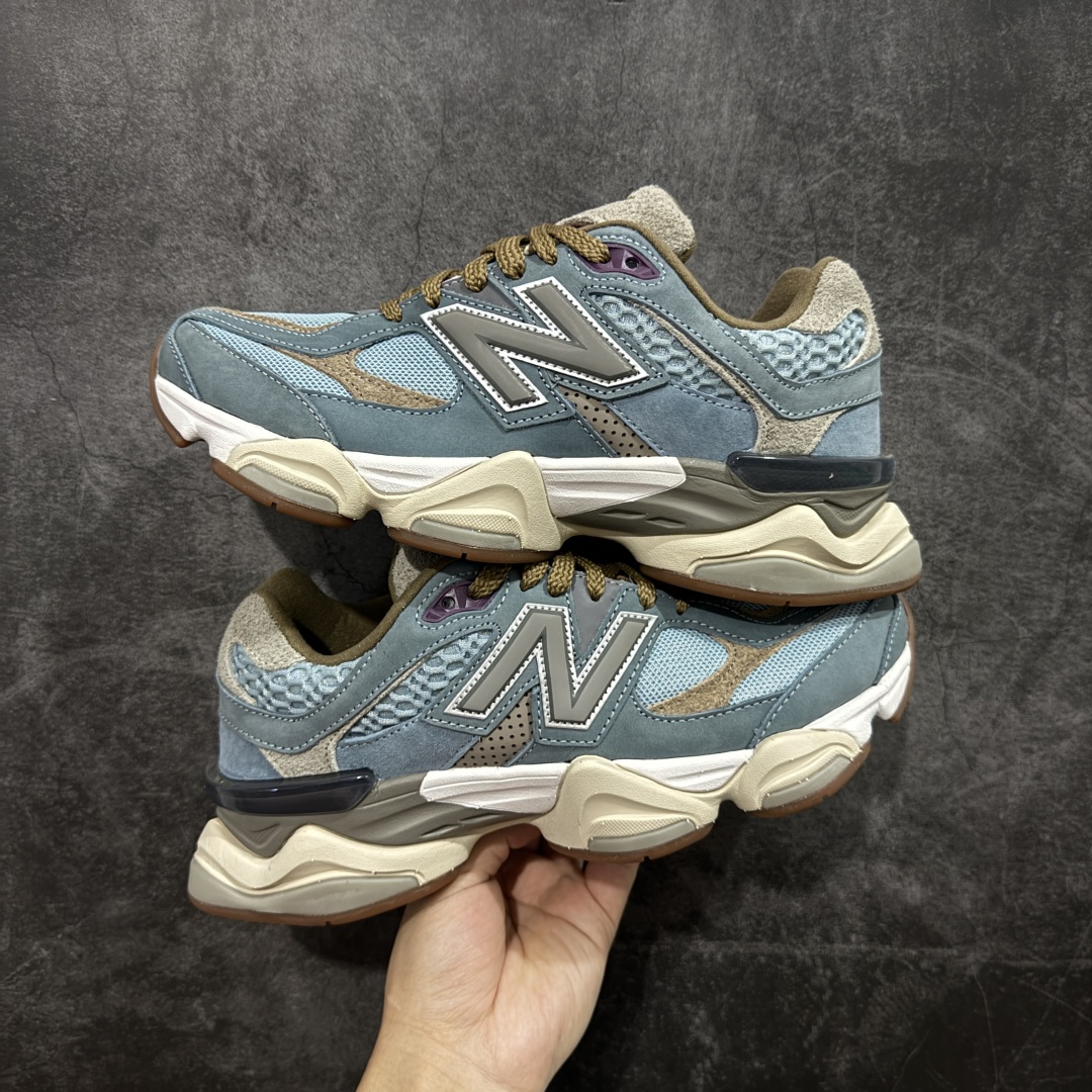【纯原】 New Balance NB9060 联名款 复古休闲运动慢跑鞋 棕灰蓝色U9060BD1原盒