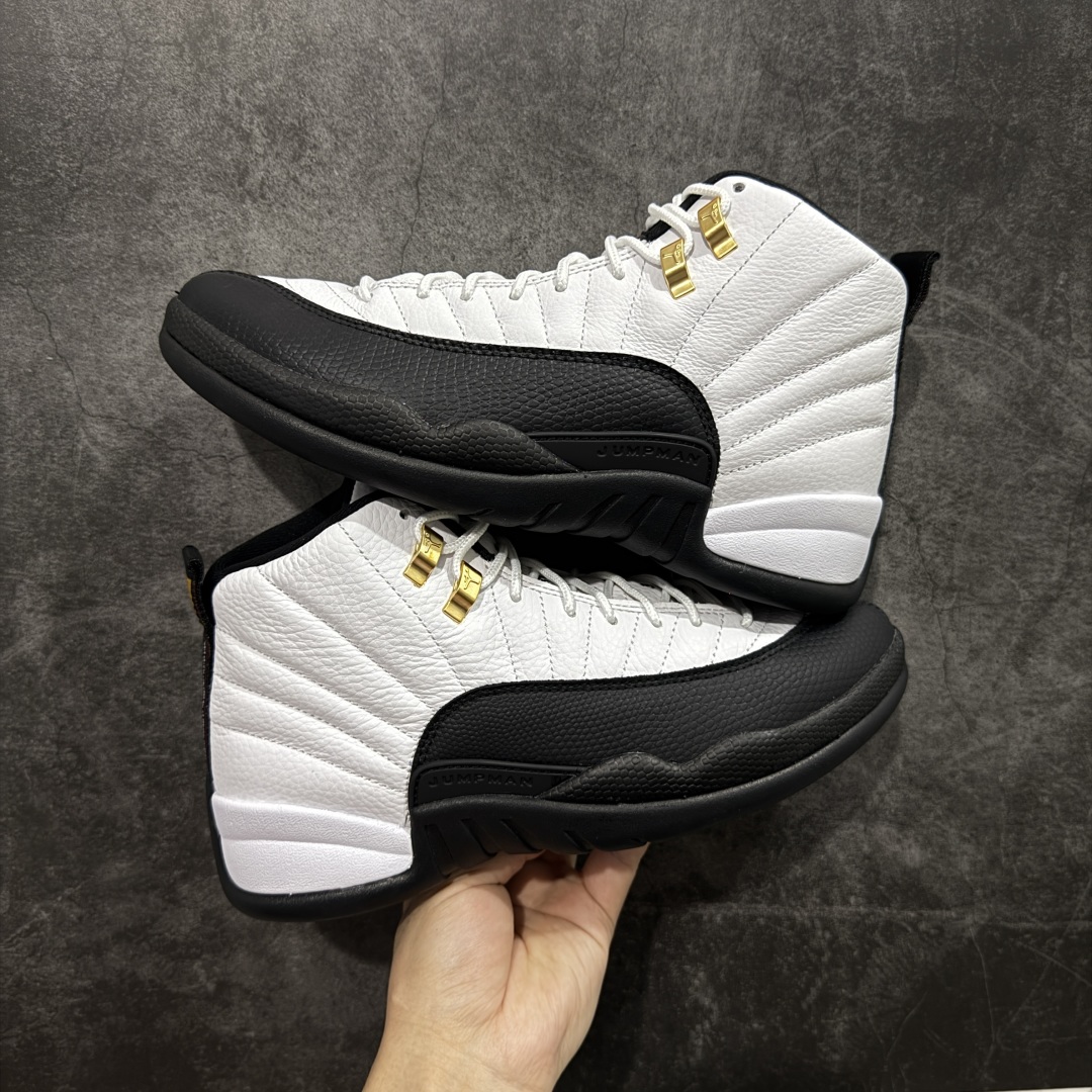 【纯原】Air Jordan AJ12 Retro 潮流 中帮 复古篮球鞋 金扣2025版 CT8013