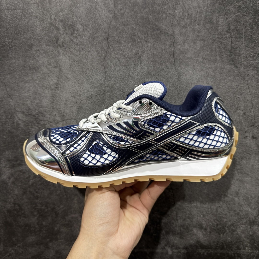 图片[2]-【纯原N版】宝缇嘉/葆蝶家-Bottega Veneta Orbit Lace-up Low Sneakers BV 轨道系列系带低帮透气舒适休闲运动鞋 可平替M版 配件包装基本一样 男女鞋原楦原纸版开发版 采用轻质科技菱形网布面料鞋面材质 内嵌透气网面贴合加厚PU缓震乳胶脚垫 外置防变形耐磨TPU橡胶大底❗️ 尺码：35-45-选品中心