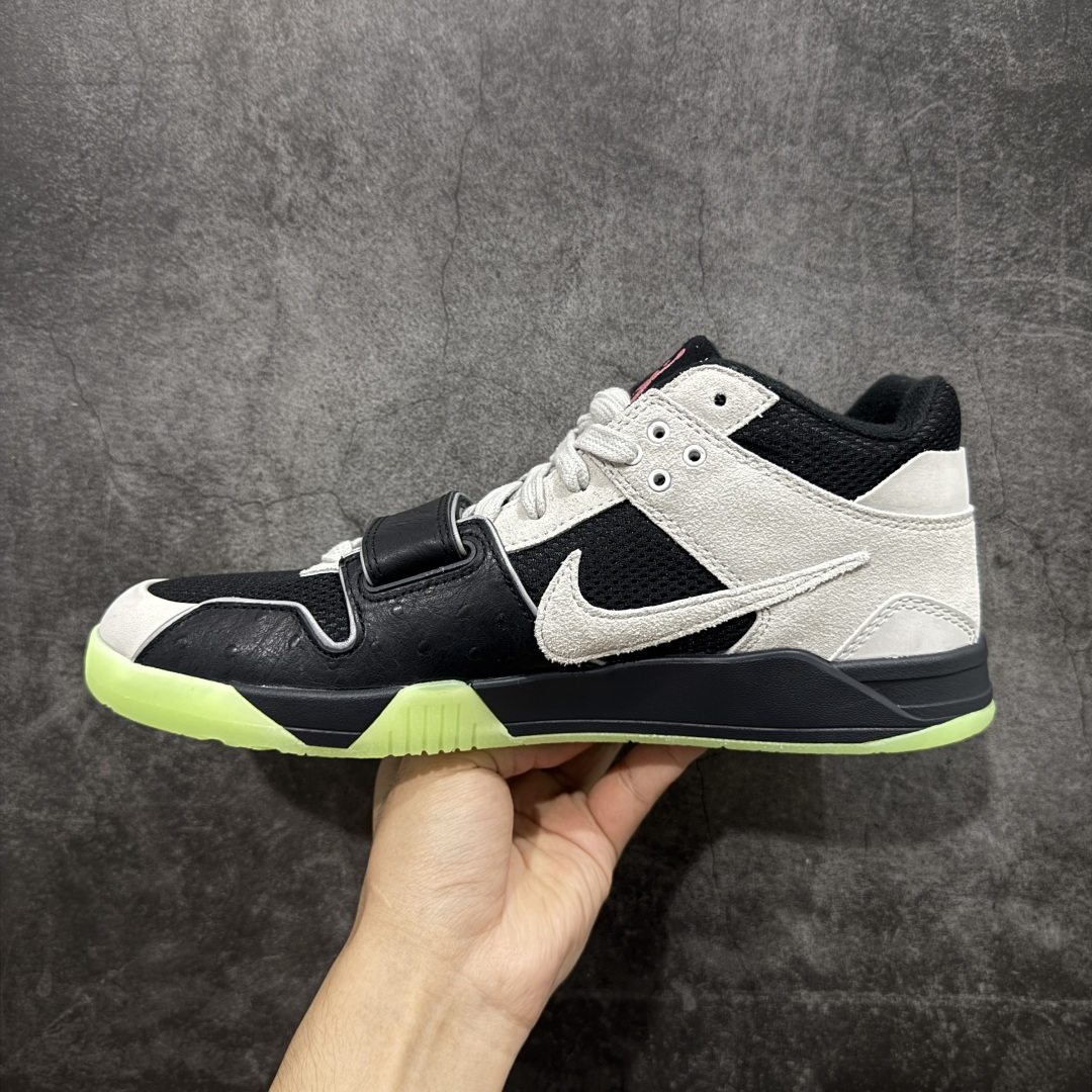 图片[2]-【GX纯原】Travis Scott x Jordan AJ Cut The Check TS倒钩联名魔术贴篮球鞋 荧光绿 IH7971-001 注意默认配原盒盒子配套布袋不用加钱 退货丢失扣30元 原厂全套原楦原纸板冲刀磨具开发 原厂皮料加持 原厂港宝加持定型后跟R度完美 同源原厂电绣 鬼脸飞翼针数密度立体效果一致 百分百一致原鞋 原厂拉帮工艺 针距密度一致 后跟弧度收口自然不对折 极致一眼正品既视感 进口玻璃冲刀皮料裁剪零毛边 全鞋电脑针车工艺 品控清洁度最高QC检验标准 免检产品 原厂订购鞋盒、布袋、鞋标、防尘纸、鞋撑、鞋带 追求极致的原厂味道 配色方面采用白色为基础 搭配棕色框架呈现 完美还原了初代倒钩的配色设计 细节方面 标志性的反钩Swoosh采用米色点缀 鞋面还带有特殊的魔术贴细节 此外在鞋舌、后跟部分均带有Cactus Jack厂牌Logo 彰显鞋款特殊身份 尺码： 40 40.5 41 42 42.5 43 44 44.5 45 46 47.5-选品中心