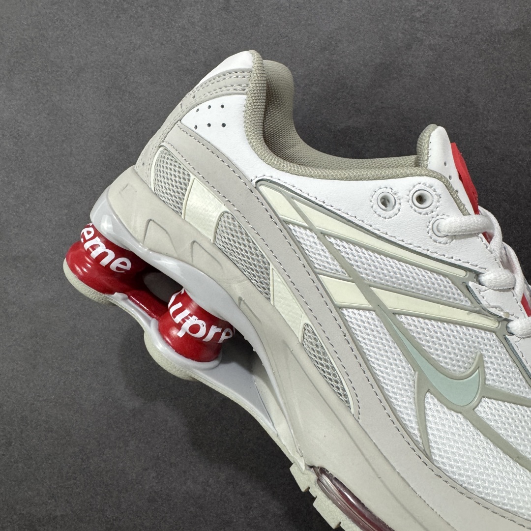 图片[6]-【外贸版本】Nike Shox Ride 2 Sp x Supreme联名款 气柱缓震跑步鞋 Shox系列 舒适与时尚的完美结合，这款现代经典之作，凭借脚跟下方的四个支撑柱和前脚掌的Max Air技术，提供卓越的响应性缓震。鞋面采用真皮与合成革的混合材料，柔软且耐用。此外，鞋身的网眼材料和脚踝周围的通风孔得到了增强，能够保持脚部凉爽。泡绵中底，橡胶外底。 尺码：36-45无半码-选品中心