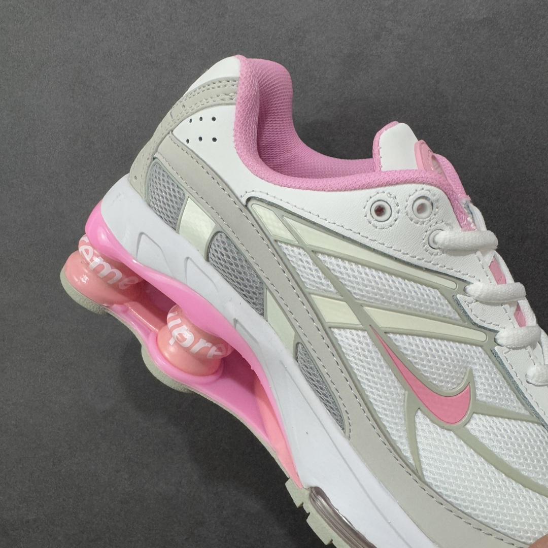 图片[6]-【外贸版本】Nike Shox Ride 2 Sp x Supreme联名款 气柱缓震跑步鞋 Shox系列 舒适与时尚的完美结合，这款现代经典之作，凭借脚跟下方的四个支撑柱和前脚掌的Max Air技术，提供卓越的响应性缓震。鞋面采用真皮与合成革的混合材料，柔软且耐用。此外，鞋身的网眼材料和脚踝周围的通风孔得到了增强，能够保持脚部凉爽。泡绵中底，橡胶外底。 货号：DN1615-200 尺码：36-40无半码-选品中心