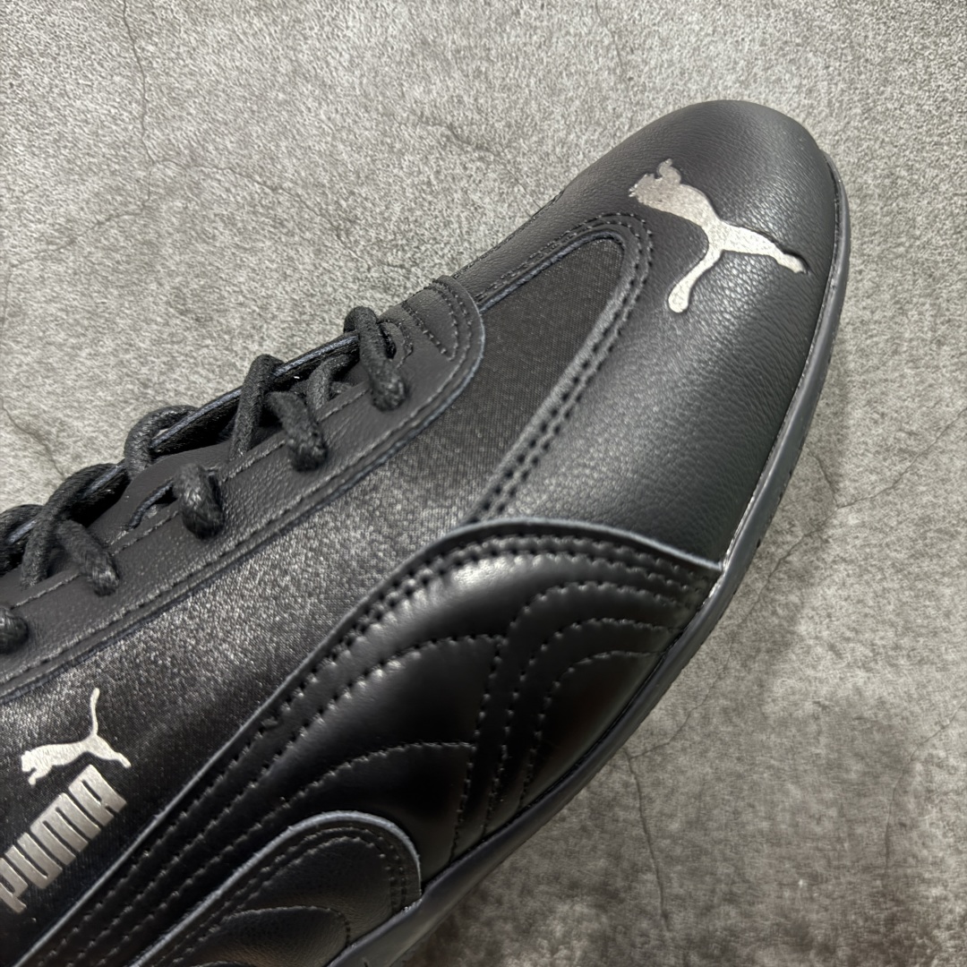 图片[6]-【CS纯原版】Puma Speedcat OG Sparco 彪马罗马阿莫尔系列 复古运动休闲赛车跑鞋 纯黑拼接 405835-02 市场第一梯队品质 版型 细节 烫金走线 完全碾压市场任意版本 欢迎对比🆚 工厂耗时3个月开发 原装档案原数据纸版楦型 采用固色翻毛皮鞋面材质(正确二次成型\’猛帮\’成型工艺🆚区别市面版本!!) 外置原数据开发轻量耐磨橡胶大底💪🏻 全球知名运动品牌PUMA宝马赛车系列 融合了宝马车队的标志性配色 以趣味十足又前卫复古的设计引领潮流 将赛道精神融入街头时尚 开启前卫竞速之旅 主打前卫复古风 Roma鞋款的鞋侧以复古的流线造型 缀以宝马经典Logo 巧妙吸睛 而Speedcat鞋款以亮眼三色条纹元素缀以舒适鞋面 赋予了独特的个性美学 演绎赛车的无尽能量 尺码：35.5-45-选品中心