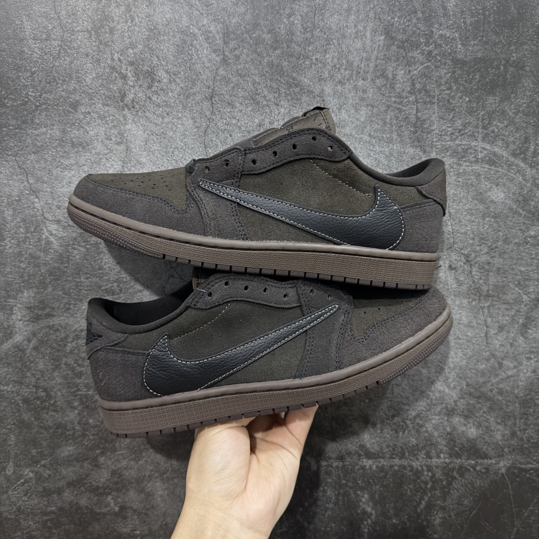 【纯原】Air Jordan 1 x Travis Scott AJ1 x TS联名棕钩低帮 DM786