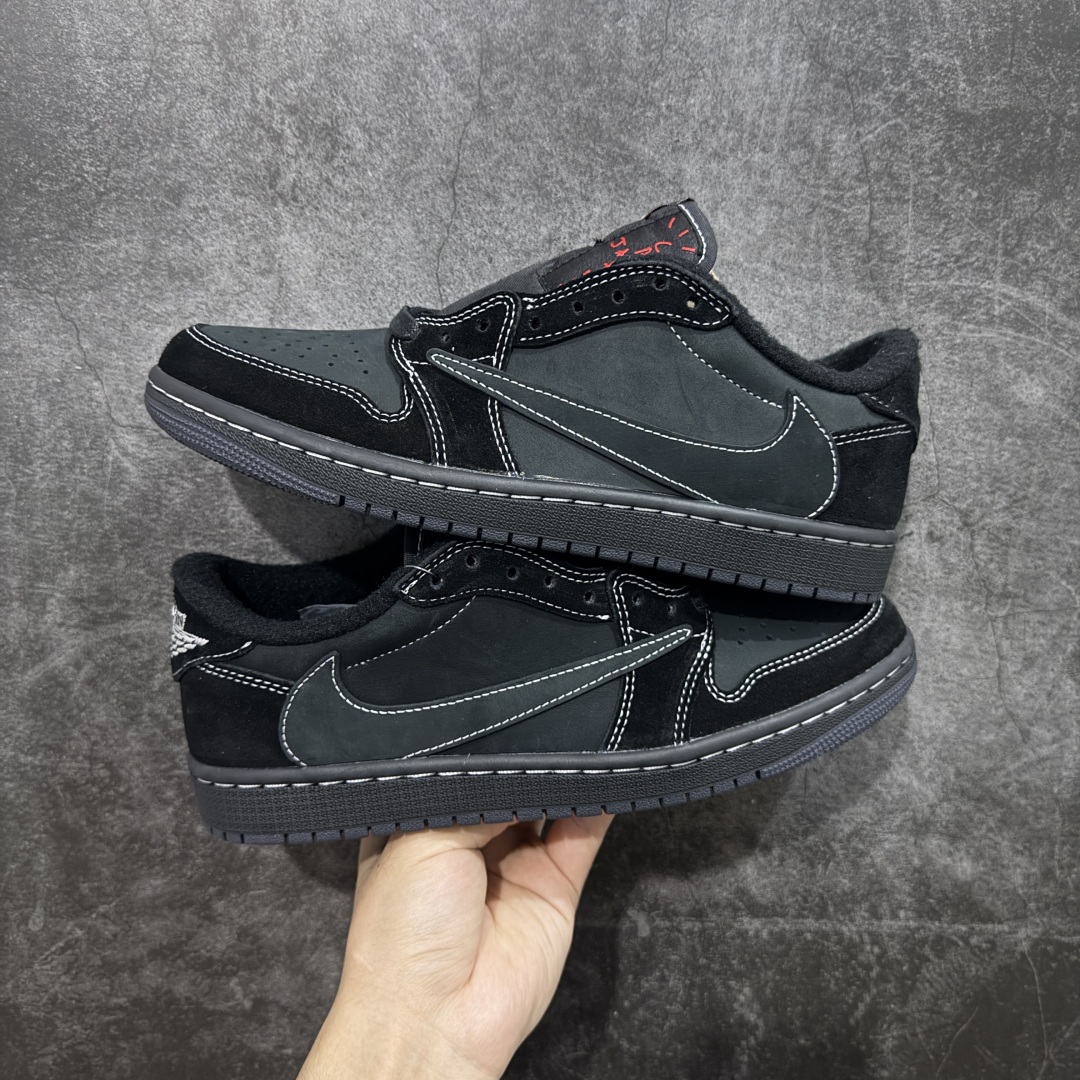 【纯原】Air Jordan 1 x Travis Scott AJ1 x TS联名黑倒钩低帮 DM78