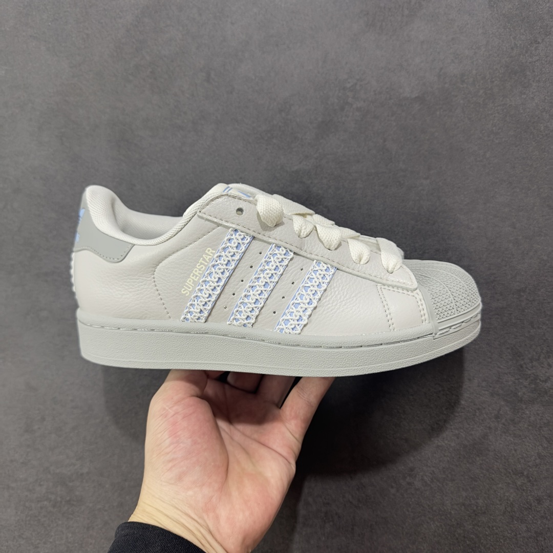【顶级纯原】Adidas Originals Superstar 贝壳头 官网同步 实拍首发渠道正品订单 诠释市场最高工艺水平区别市面普通真标版本,进出专柜无压力 货号:JQ8729 尺码:35-40-选品中心