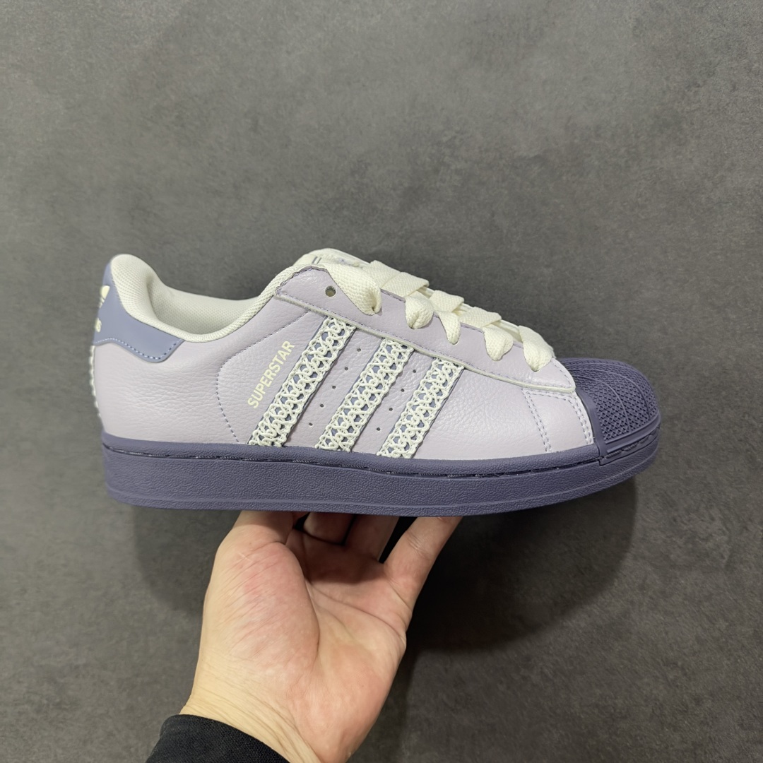 【顶级纯原】Adidas Originals Superstar 贝壳头 官网同步 实拍首发渠道正品订单 诠释市场最高工艺水平区别市面普通真标版本,进出专柜无压力 货号:KJ4210 尺码:35-40-选品中心