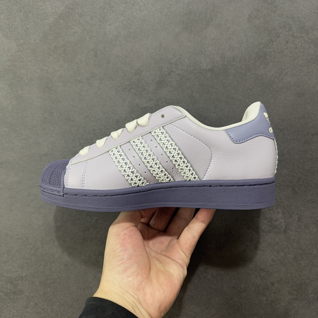 图片[2]-【顶级纯原】Adidas Originals Superstar 贝壳头 官网同步 实拍首发渠道正品订单 诠释市场最高工艺水平区别市面普通真标版本，进出专柜无压力 货号：KJ4210 尺码：35-40-选品中心