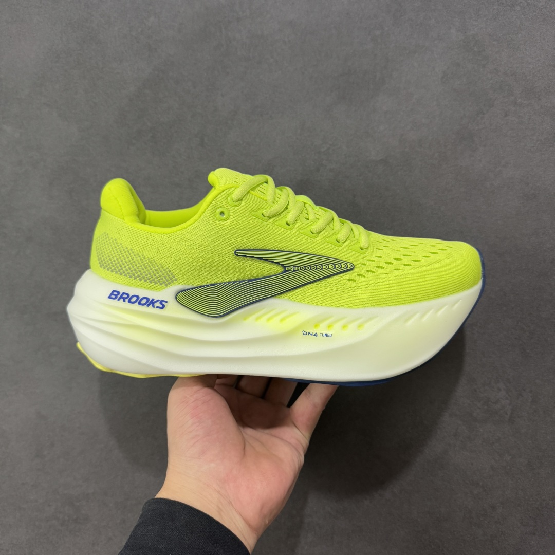 【纯原版】Brooks 布鲁克斯 Glycerin Max超级甘油 超弹轻盈跑步鞋 低帮透气缓震支撑休闲运动慢跑鞋 采用改进工程空气网眼组合热熔工艺 鞋面材质搭载DNA LOFT V2密度泡棉缓震系统 中底外置防滑耐磨橡胶底片 尺码:36-46半-选品中心