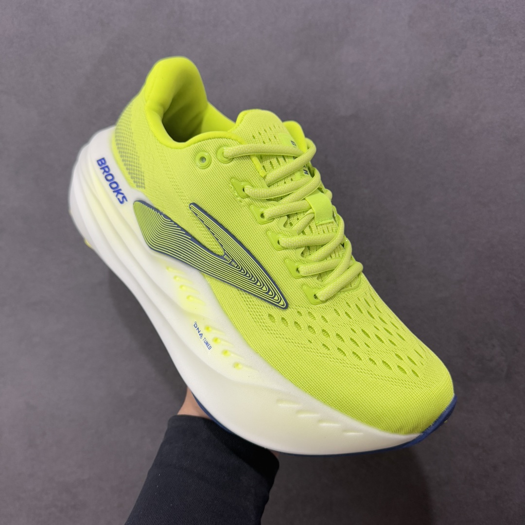 图片[3]-【纯原版】Brooks 布鲁克斯 Glycerin Max超级甘油 超弹轻盈跑步鞋 低帮透气缓震支撑休闲运动慢跑鞋 采用改进工程空气网眼组合热熔工艺 鞋面材质搭载DNA LOFT V2密度泡棉缓震系统 中底外置防滑耐磨橡胶底片 尺码：36-46半-选品中心