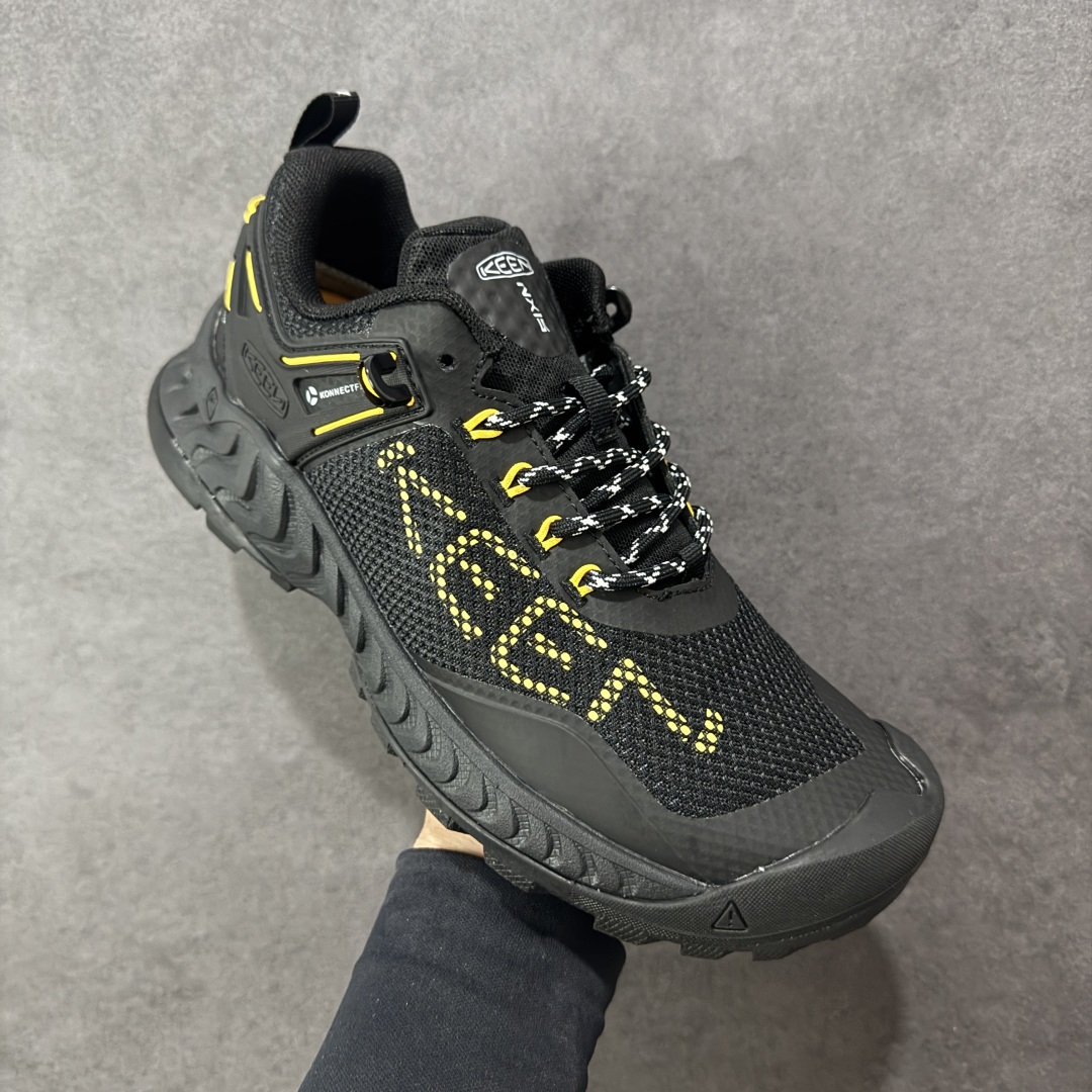 图片[3]-【GX版】KEEN科恩 NXIS EVO WP 户外运动低帮防水透气徒步鞋 黑金 货号：1025910 尺码：36-44-选品中心