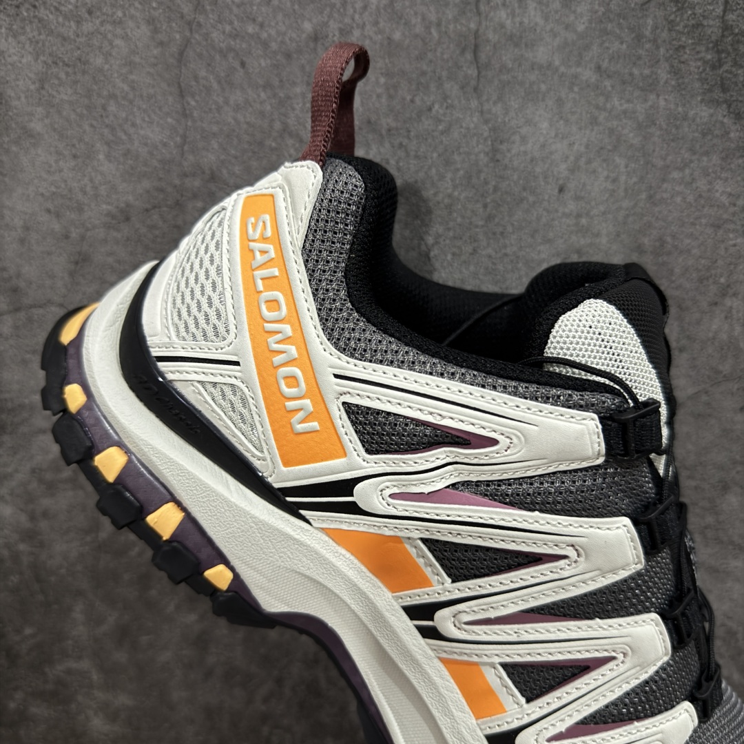 图片[7]-【绿x版】SALOMON XA Pro 3D ADV 萨洛蒙潮流越野机能户外功能鞋 灰橘色478677 新配色出货 纯原外贸平台特供订单 耗时半年巨作 全套原纸板楦头开发 原厂特供网布配套加持 确保原汁原味 完美呈现版型 原档数据独家私模五层组合大底 男女鞋同步官方开发至46.5 原装Ortholite轻量化鞋垫 中底布带钢印编号 原厂TPU锁扣 进口港宝加持 后跟自然饱满 还原公司包裹性 鞋面采用SENSIFT贴合技术 全方位贴合包裹脚型 鞋跟部鞋底牵引设计 提供强大的抓地性能 更适应野外崎岖不平的道路 其3D ADVANCED CHASSIS底盘 材料轻量大化 钉齿设计更具稳定性 防护性 鞋底易磨损区运用CONTAGRIP高耐磨材料 应对城市硬质路面长距离跑考验 尺码：36 36.5 37.5 38 38.5 39 40 40.5 41 42 42.5 43 44 44.5 45 46 46.5-选品中心