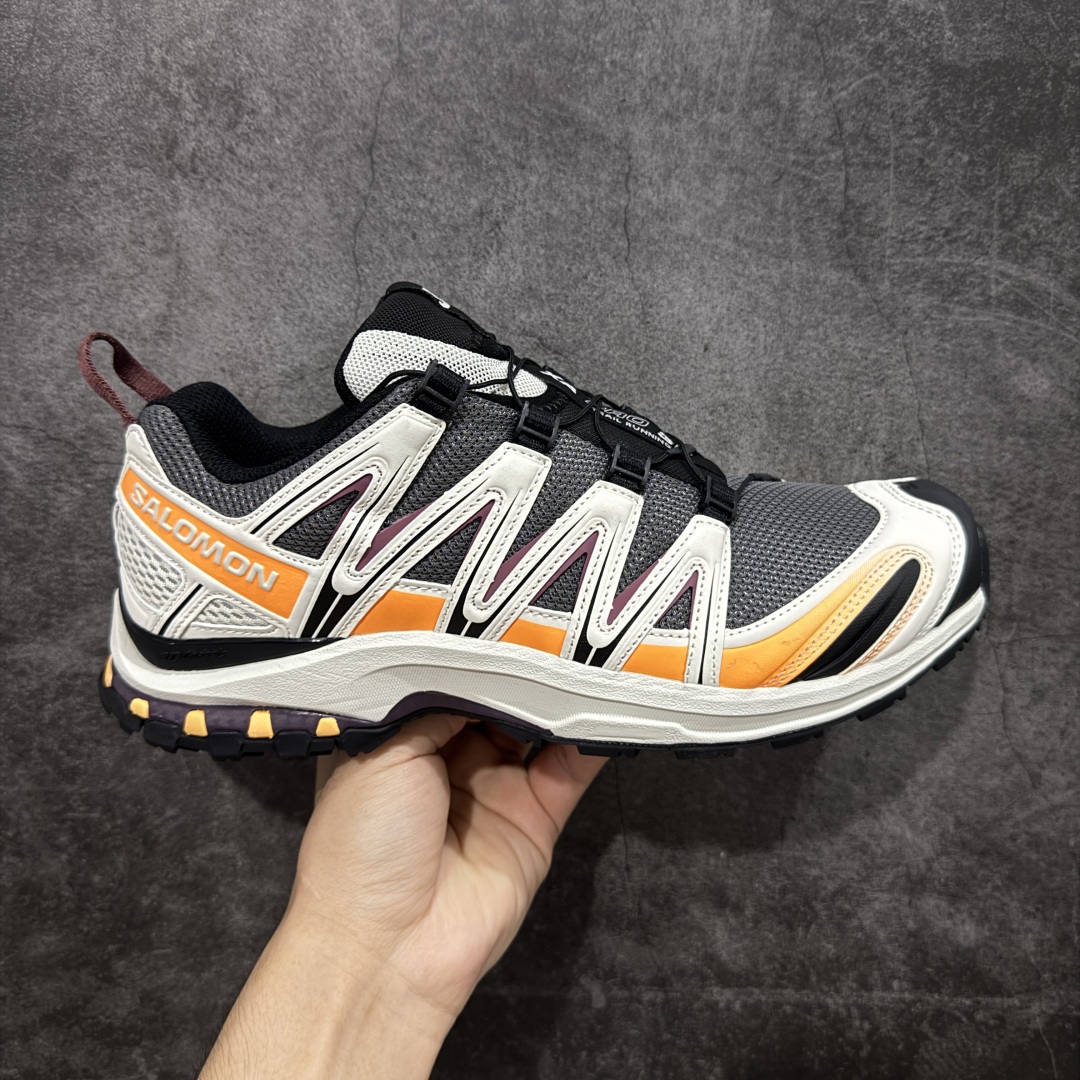 【绿x版】SALOMON XA Pro 3D ADV 萨洛蒙潮流越野机能户外功能鞋 灰橘色478677 新配色出货 纯原外贸平台特供订单 耗时半年巨作 全套原纸板楦头开发 原厂特供网布配套加持 确保原汁原味 完美呈现版型 原档数据独家私模五层组合大底 男女鞋同步官方开发至46.5 原装Ortholite轻量化鞋垫 中底布带钢印编号 原厂TPU锁扣 进口港宝加持 后跟自然饱满 还原公司包裹性 鞋面采用SENSIFT贴合技术 全方位贴合包裹脚型 鞋跟部鞋底牵引设计 提供强大的抓地性能 更适应野外崎岖不平的道路 其3D ADVANCED CHASSIS底盘 材料轻量大化 钉齿设计更具稳定性 防护性 鞋底易磨损区运用CONTAGRIP高耐磨材料 应对城市硬质路面长距离跑考验 尺码:36 36.5 37.5 38 38.5 39 40 40.5 41 42 42.5 43 44 44.5 45 46 46.5-选品中心