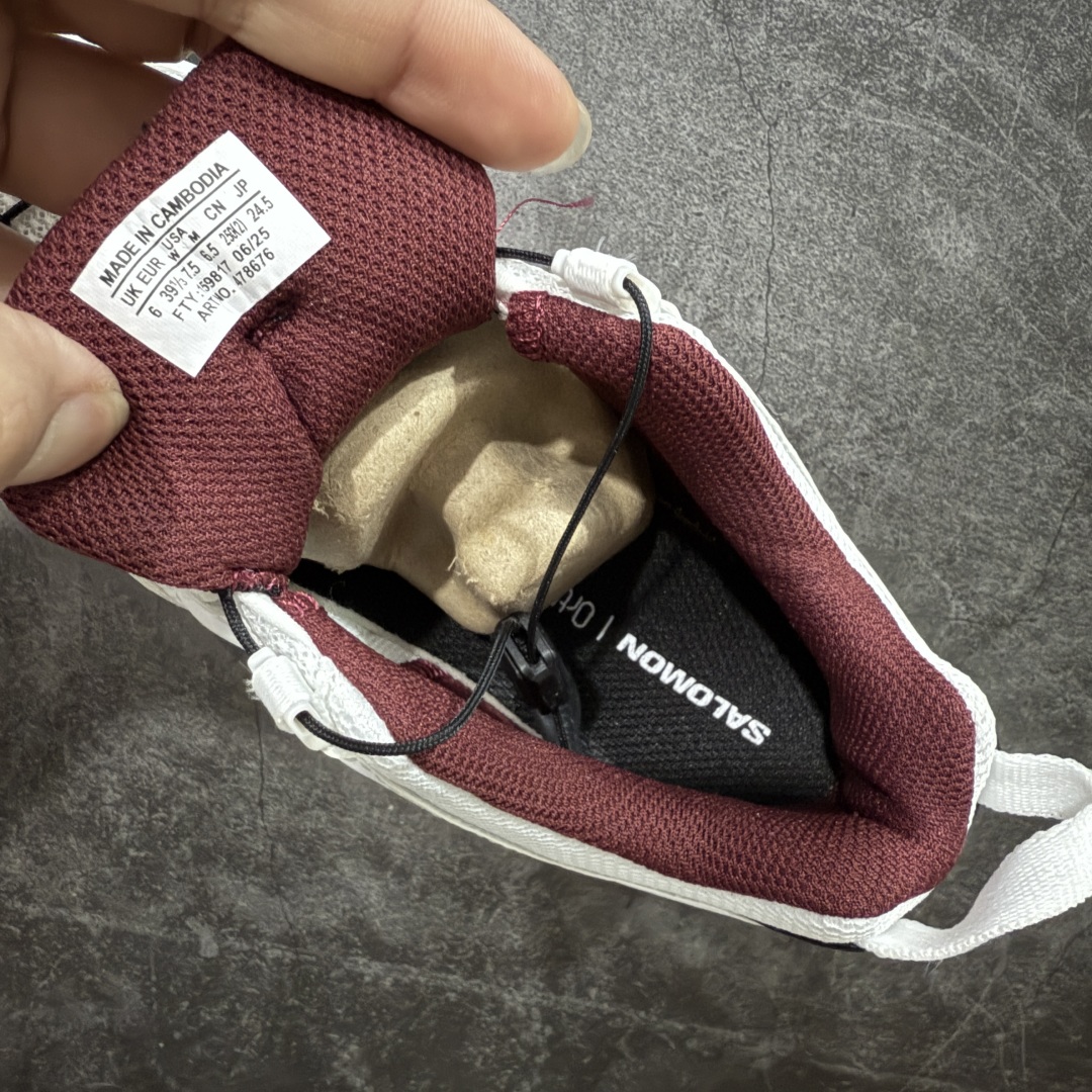 图片[7]-【绿x版】SALOMON XA Pro 3D ADV 萨洛蒙潮流越野机能户外功能鞋 白粉色478676新配色出货 纯原外贸平台特供订单 耗时半年巨作 全套原纸板楦头开发 原厂特供网布配套加持 确保原汁原味 完美呈现版型 原档数据独家私模五层组合大底 男女鞋同步官方开发至46.5 原装Ortholite轻量化鞋垫 中底布带钢印编号 原厂TPU锁扣 进口港宝加持 后跟自然饱满 还原公司包裹性 鞋面采用SENSIFT贴合技术 全方位贴合包裹脚型 鞋跟部鞋底牵引设计 提供强大的抓地性能 更适应野外崎岖不平的道路 其3D ADVANCED CHASSIS底盘 材料轻量大化 钉齿设计更具稳定性 防护性 鞋底易磨损区运用CONTAGRIP高耐磨材料 应对城市硬质路面长距离跑考验 尺码：36 36.5 37.5 38 38.5 39 40-选品中心