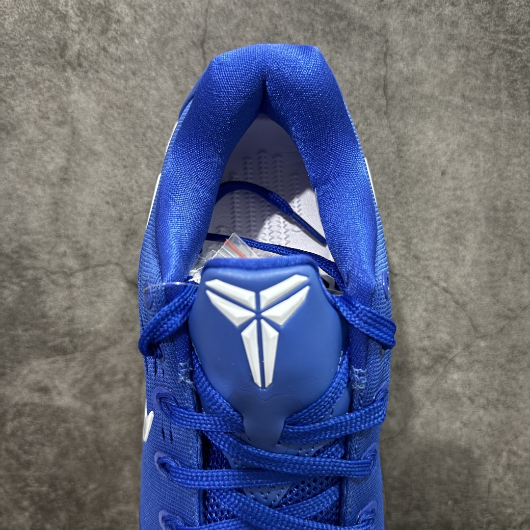 图片[8]-【S2纯原】NK Kobe 9 Elite Low Protro EM 科比九代 蓝白色 S2纯原生产线 #React科技鞋垫加持 实战配置直接拉满 #原楦纸板开发 鞋身流线型、后跟塑形，区分土肥圆 #原厂针织鞋面一针一线匹配原版 #全身鞋材卡料色独家定制 热压印SWOOSH #真实底模最大48.5 实战利器 专供海外市场 货号：IH1401-400 尺码：40 40.5 41 42 42.5 43 44 44.5 45 46 47.5 48.5（脚宽、脚胖 建议买大半码）-选品中心