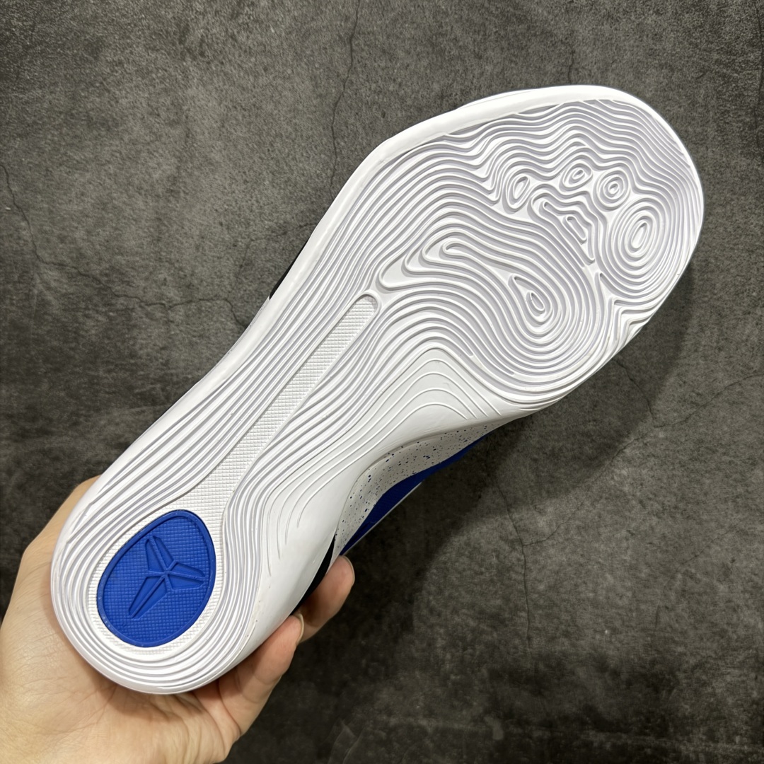 图片[9]-【S2纯原】NK Kobe 9 Elite Low Protro EM 科比九代 蓝白色 S2纯原生产线 #React科技鞋垫加持 实战配置直接拉满 #原楦纸板开发 鞋身流线型、后跟塑形，区分土肥圆 #原厂针织鞋面一针一线匹配原版 #全身鞋材卡料色独家定制 热压印SWOOSH #真实底模最大48.5 实战利器 专供海外市场 货号：IH1401-400 尺码：40 40.5 41 42 42.5 43 44 44.5 45 46 47.5 48.5（脚宽、脚胖 建议买大半码）-选品中心