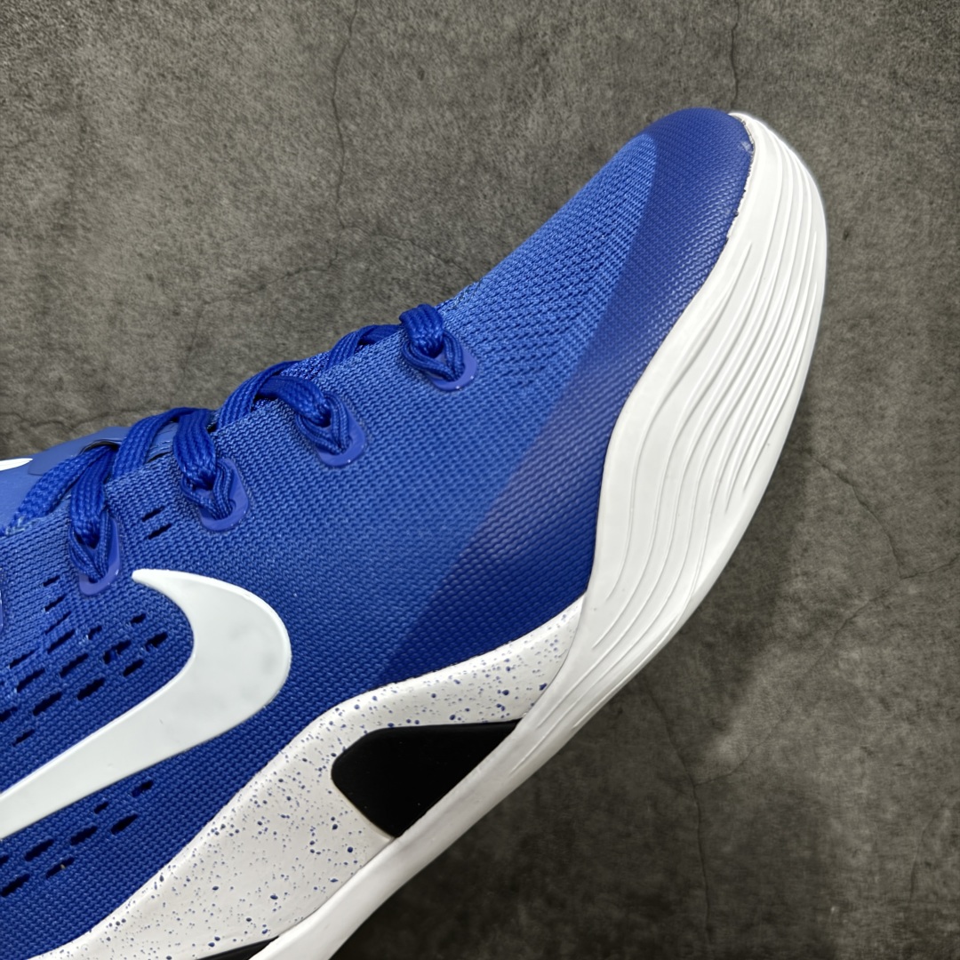 图片[6]-【S2纯原】NK Kobe 9 Elite Low Protro EM 科比九代 蓝白色 S2纯原生产线 #React科技鞋垫加持 实战配置直接拉满 #原楦纸板开发 鞋身流线型、后跟塑形，区分土肥圆 #原厂针织鞋面一针一线匹配原版 #全身鞋材卡料色独家定制 热压印SWOOSH #真实底模最大48.5 实战利器 专供海外市场 货号：IH1401-400 尺码：40 40.5 41 42 42.5 43 44 44.5 45 46 47.5 48.5（脚宽、脚胖 建议买大半码）-选品中心