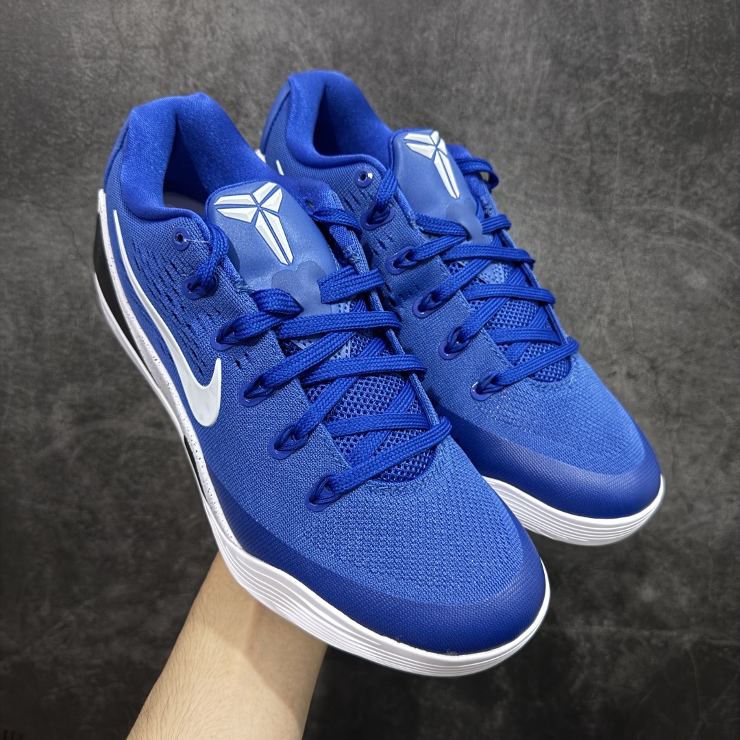 【S2纯原】NK Kobe 9 Elite Low Protro EM 科比九代 蓝白色 S2纯原生产线 #React科技鞋垫加持 实战配置直接拉满 #原楦纸板开发 鞋身流线型、后跟塑形,区分土肥圆 #原厂针织鞋面一针一线匹配原版 #全身鞋材卡料色独家定制 热压印SWOOSH #真实底模最大48.5 实战利器 专供海外市场 货号:IH1401-400 尺码:40 40.5 41 42 42.5 43 44 44.5 45 46 47.5 48.5(脚宽、脚胖 建议买大半码)-选品中心