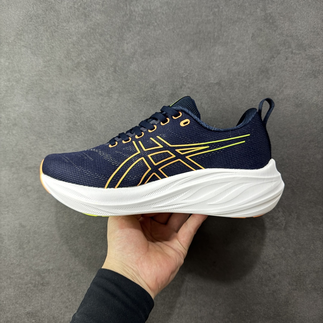 图片[2]-【公司级】ASICS 亚瑟士 GEL-SAIUN 3 缓震回弹运动跑鞋跑鞋男鞋运动鞋舒适透气 厚底增高老爹鞋 柔韧GEL胶缓震属性满载双层轻弹源动力，助力跑者开启突破征途FLYTEFOAM双层复合中底材质，土层轻质柔软减少负荷，下层为足底提供灵敏回弹触感，恰到好处的轻量与回弹重组升级，主力探寻自我节奏。后跟可视GEL缓震胶，坚韧有加的触地防护，自如转换冲击力。TRUSSTIC中足稳定片不仅平稳，更提高中足部刚性。 尺码： 40-45 编码： AMB250260-选品中心