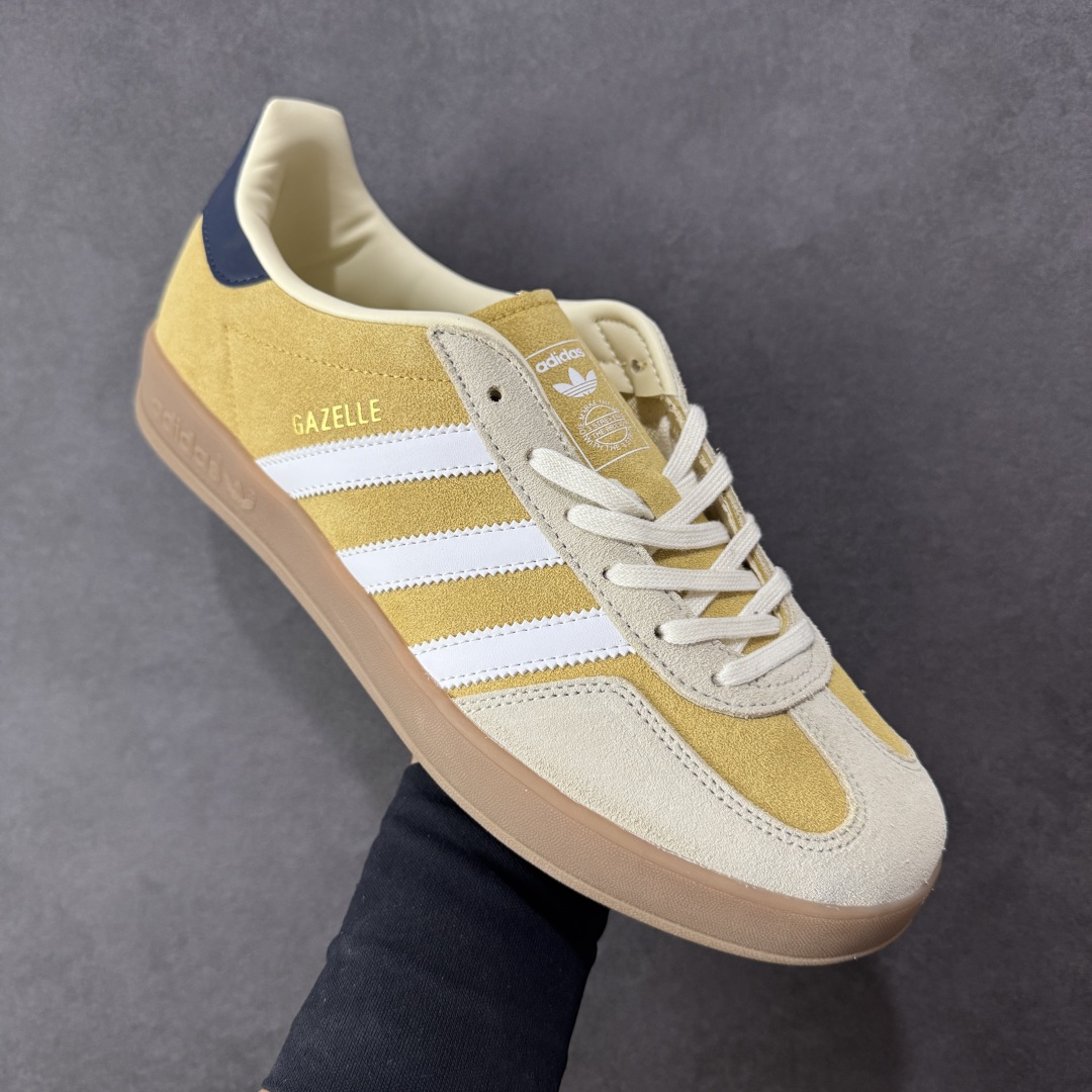 图片[3]-【公司级】AD Original Gazelle Indoor Trainers 瞪羚室内鞋系列低帮复古百搭休闲运动德训风板鞋 原厂原档案开发出品 皮料切割干净无任何毛边 鞋型细节完美 超高清洁度 货号：JI3523 尺码：35.5 36 36.5 37 38 38.5 39 40 40.5 41 42 42.5 43 44 44.5 45-选品中心