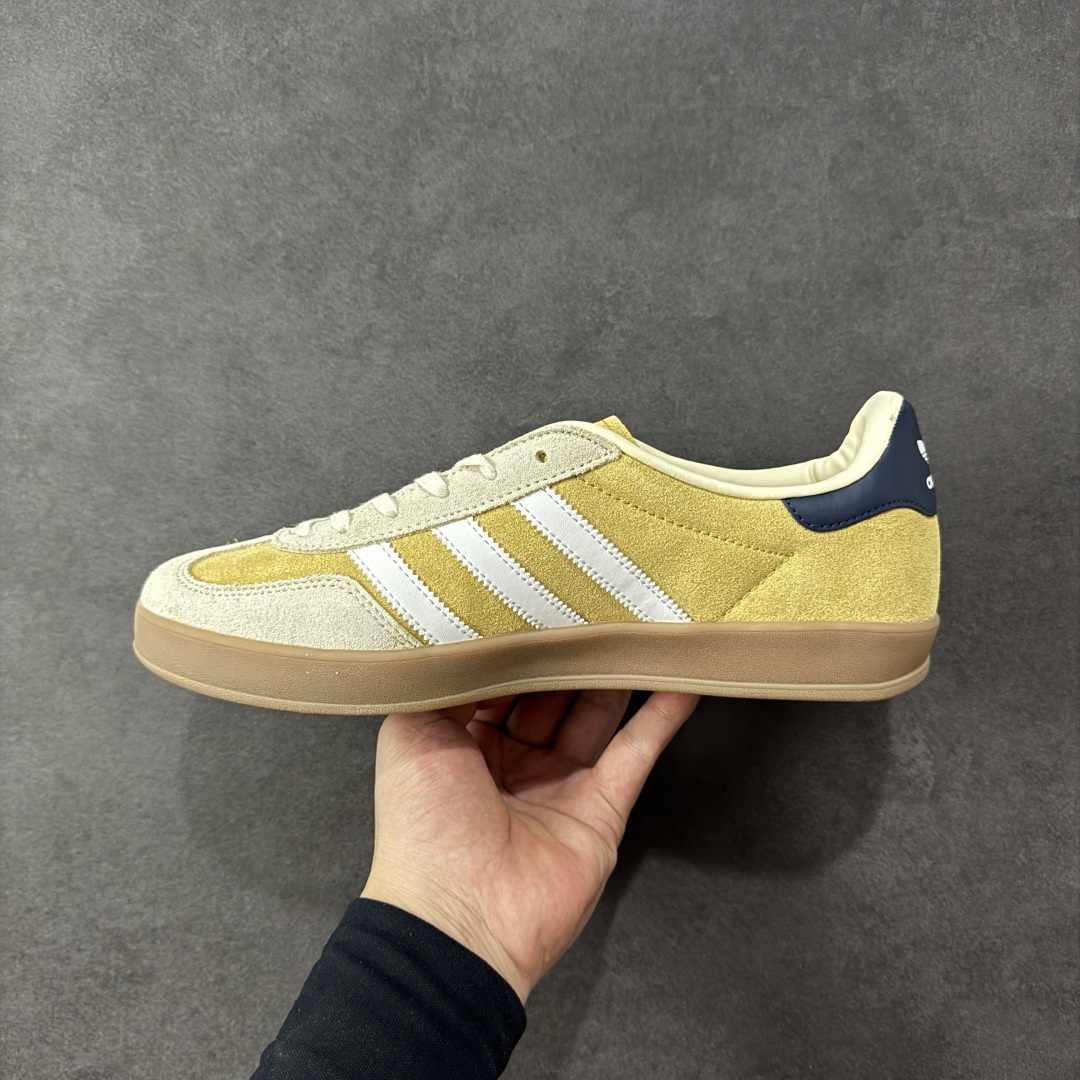 图片[2]-【公司级】AD Original Gazelle Indoor Trainers 瞪羚室内鞋系列低帮复古百搭休闲运动德训风板鞋 原厂原档案开发出品 皮料切割干净无任何毛边 鞋型细节完美 超高清洁度 货号：JI3523 尺码：35.5 36 36.5 37 38 38.5 39 40 40.5 41 42 42.5 43 44 44.5 45-选品中心