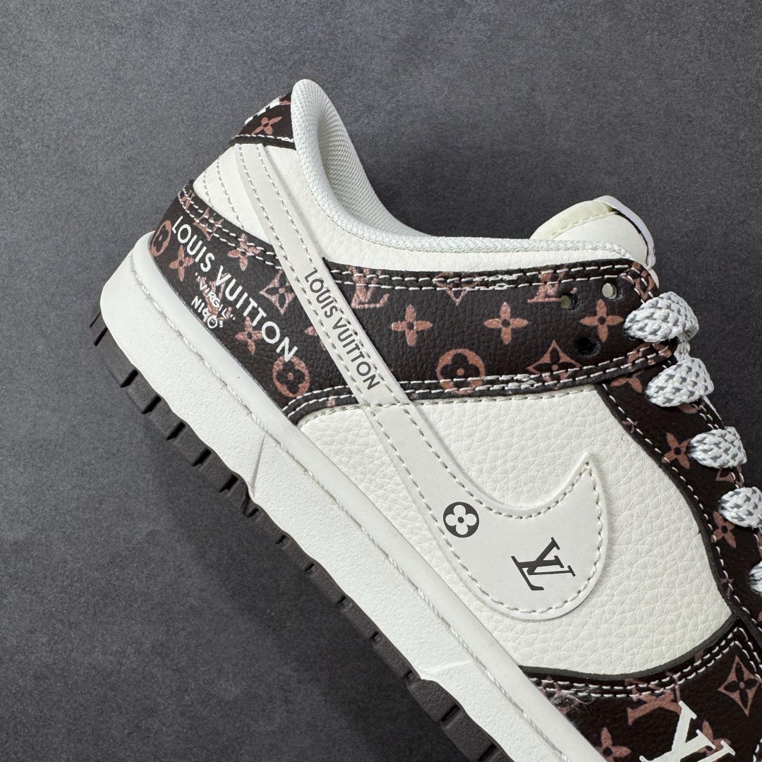 图片[6]-【定制版】Nike SB Dunk Low“LV联名——白棕经典” 周年高端定制 低帮休闲板鞋 定制鞋盒 大厂纯原品质出货 超高清洁度 皮料切割干净无任何毛边 细节完美 货号：CX5050-Y05 尺码：36 36.5 37.5 38 38.5 39 40 40.5 41 42 42.5 43 44 44.5 45 编码：HXSB330340-选品中心