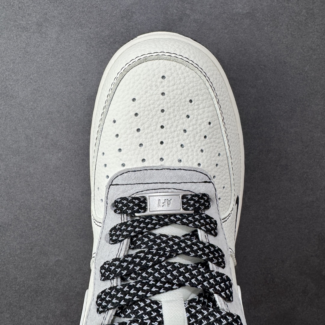 图片[8]-【定制版】NIke Air Force 1 \’07 Low “北面联名——米灰黑布标”空军一号 低帮 运动鞋 休闲鞋 折边针车 工艺难度大 原楦头原纸板 原装鞋盒 定制五金配件 内置全掌气垫 原厂鞋底 货号：JS8028-015 尺码：36 36.5 37.5 38 38.5 39 40 40.5 41 42 42.5 43 44 44.5 45 编码：HXSB310320-选品中心