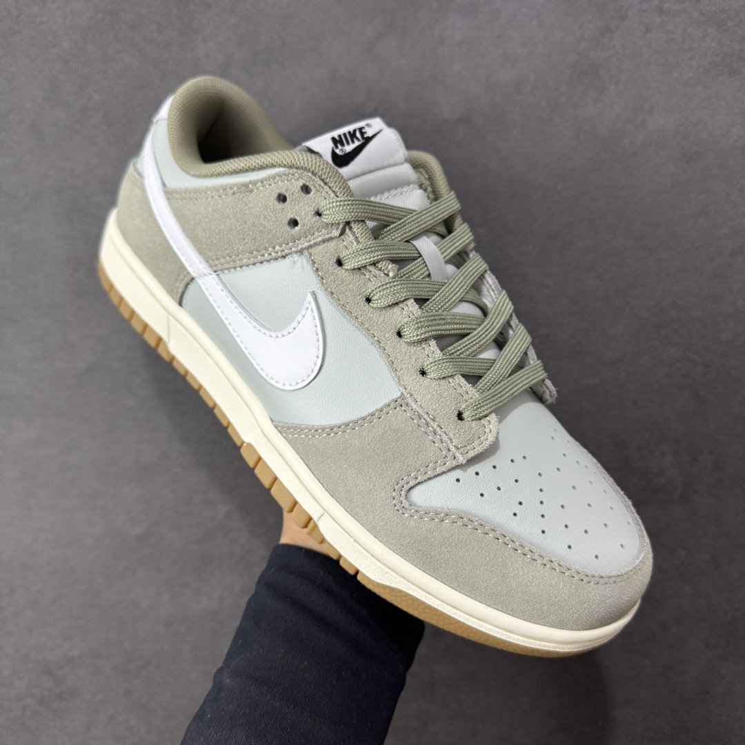 图片[3]-【YC版本】Nike Dunk Low “Gum Pack” 白绿色 此款以简约大方的造型设计，给人以随性休闲的时尚格调，穿着舒适轻便，运动灵活自如，满足日常个性穿搭。 货号： IB6399-002 尺码： 40 40.5 41 42 42.5 43 44 44.5 45 46 编码：HXSB250260-选品中心