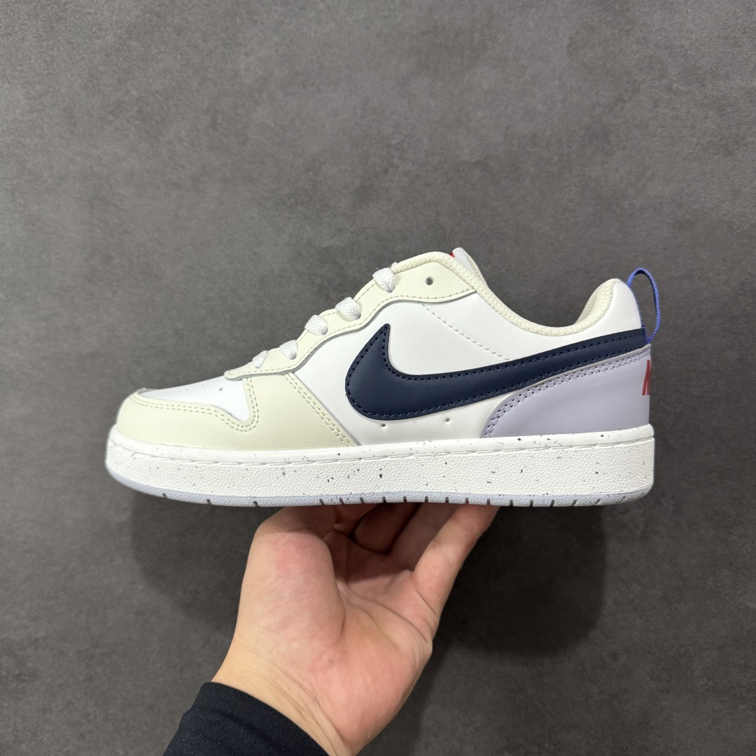 图片[2]-【公司级】Nike Court Borough Low 低帮百搭透气休闲运动板鞋男女鞋 小空军 经典耐用的设计，兼顾舒适脚感和出众风范，演绎匠心之作。结构性的支撑贴合感结合复古篮球设计，塑就场外全明星风范。 货号：DV5456-105 尺码：35.5 36 36.5 37.5 38 38.5 39 40 编码：AYB180190-选品中心
