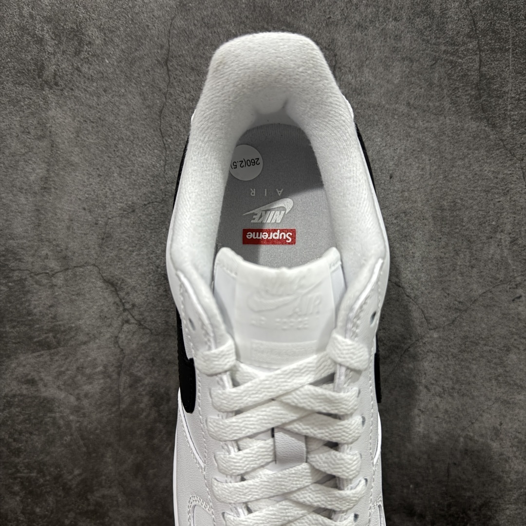 Supreme X NK AIR Force 1 Low 空军一号联名 白黑色 CU9225-102同步