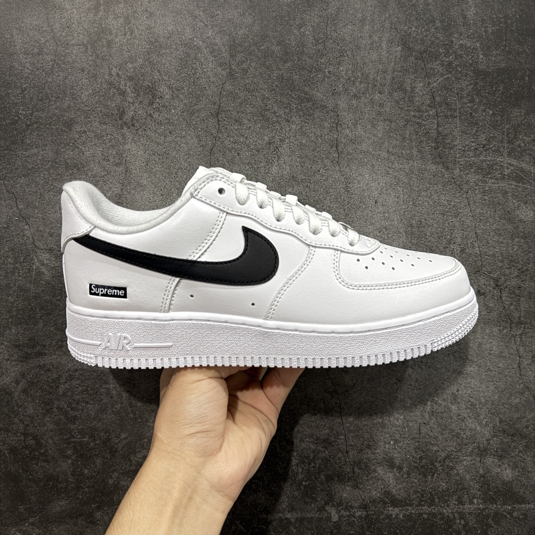 Supreme X NK AIR Force 1 Low 空军一号联名 白黑色 CU9225-102同步