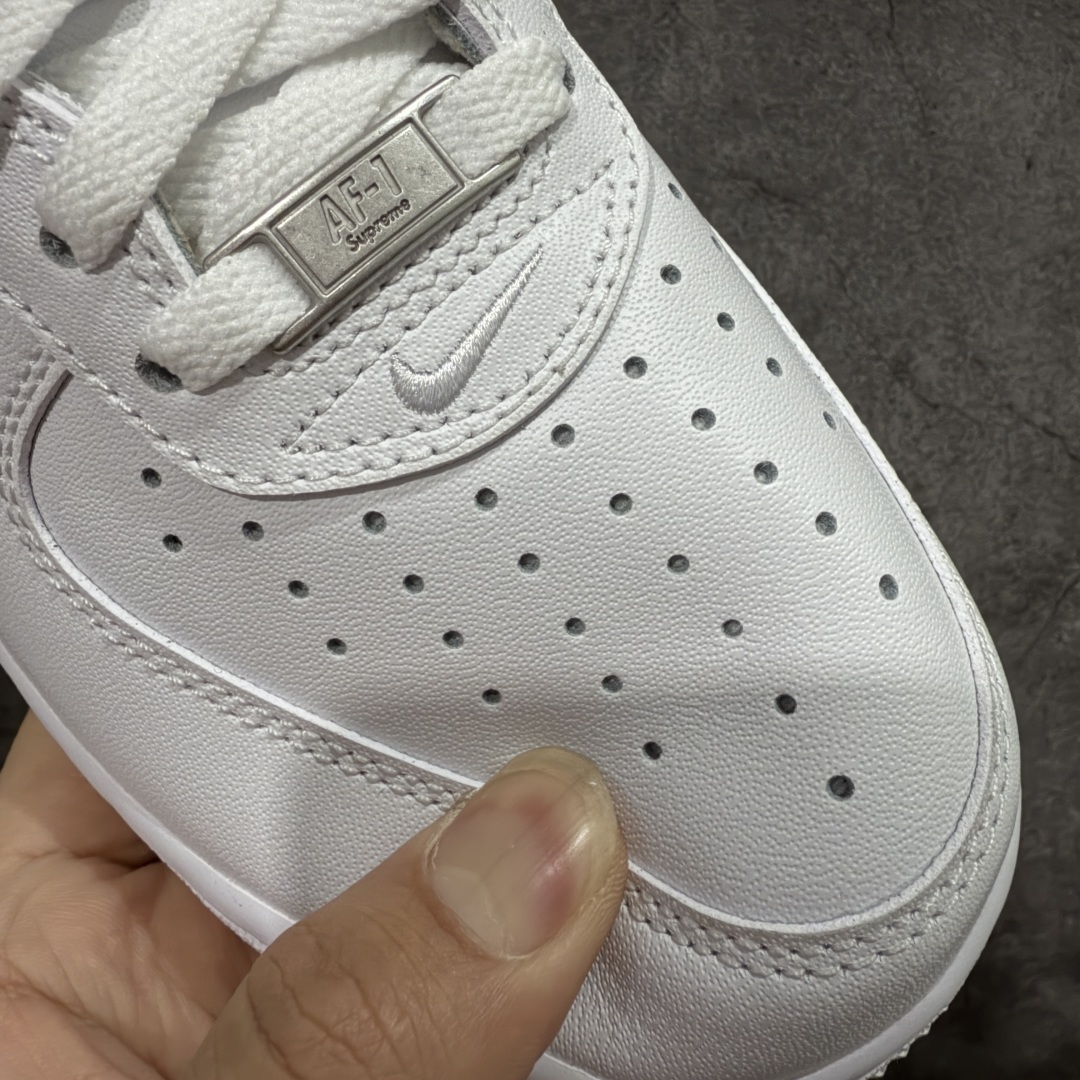 Supreme X NK AIR Force 1 Low 空军一号联名 白黑色 CU9225-102同步