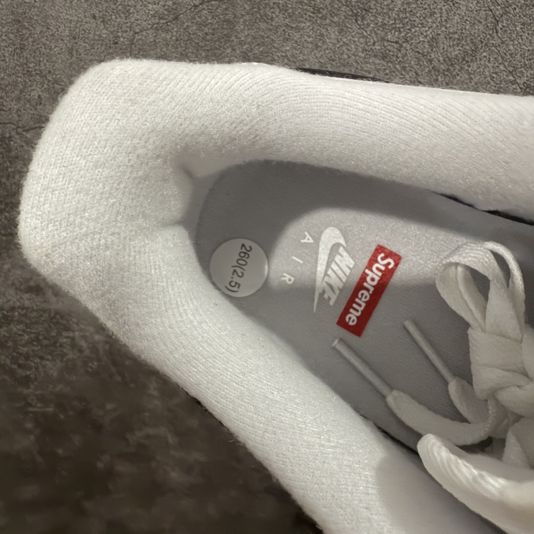 Supreme X NK AIR Force 1 Low 空军一号联名 白黑色 CU9225-102同步